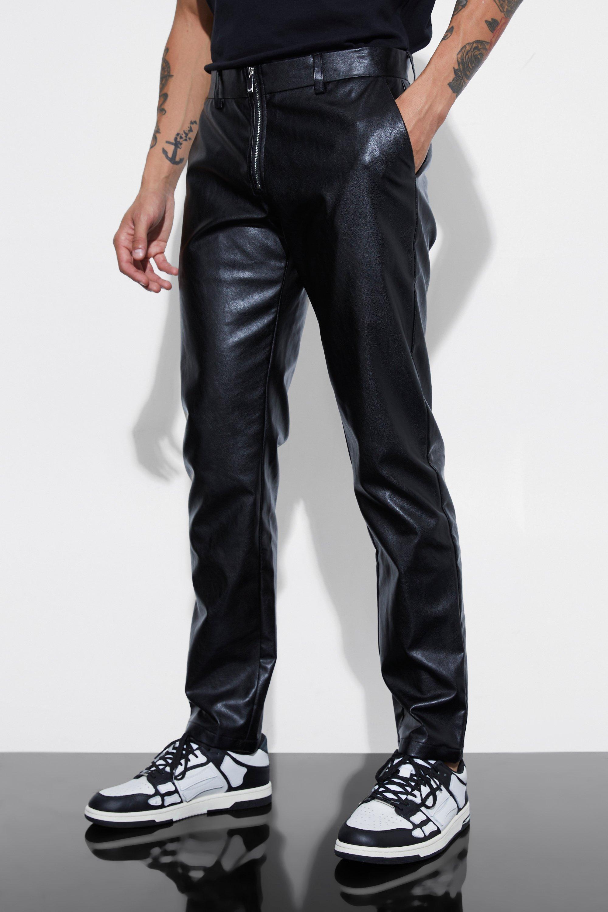 Pantalon de costume zippé, Black