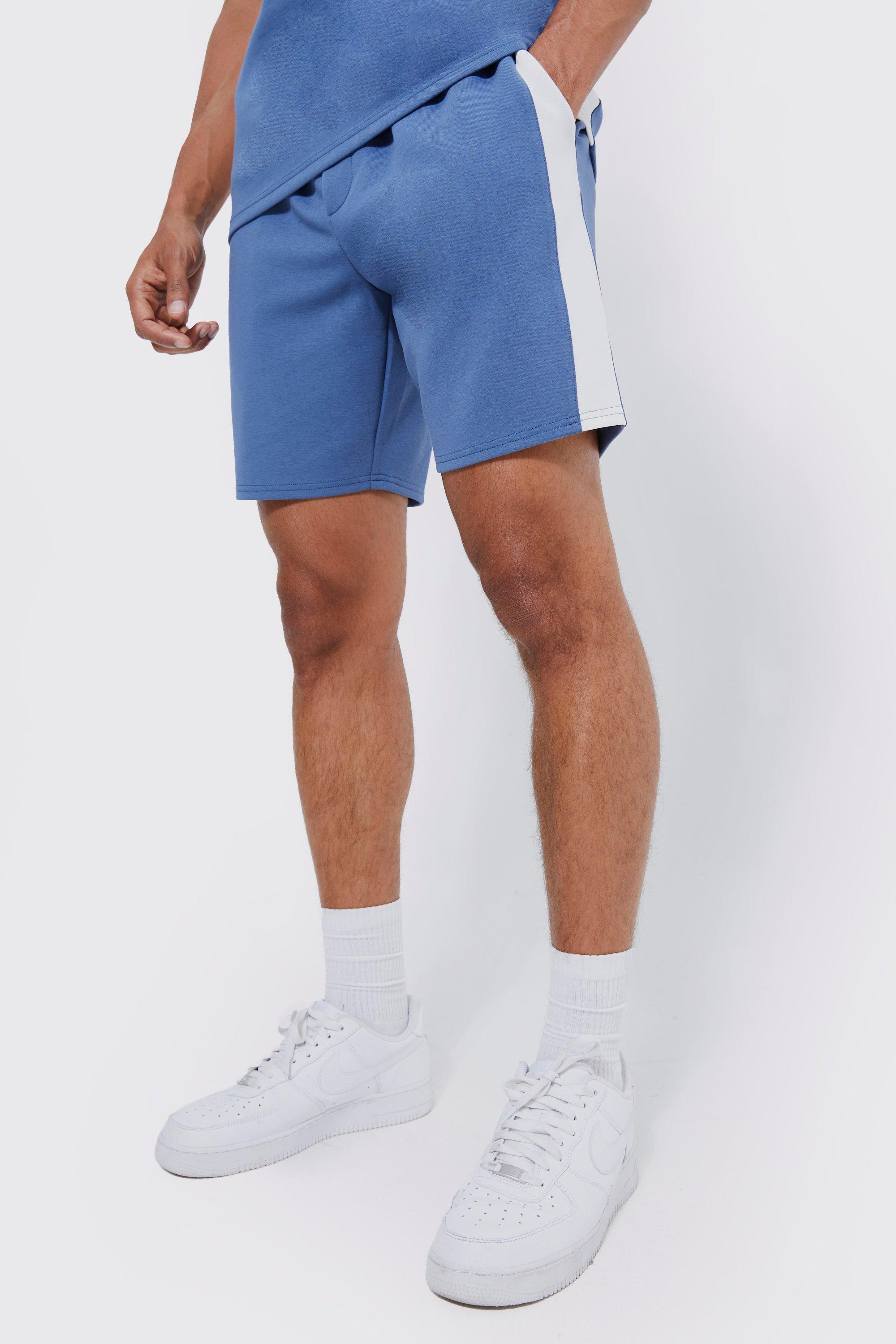 ASOS DESIGN oversized jersey shorts in gray marl