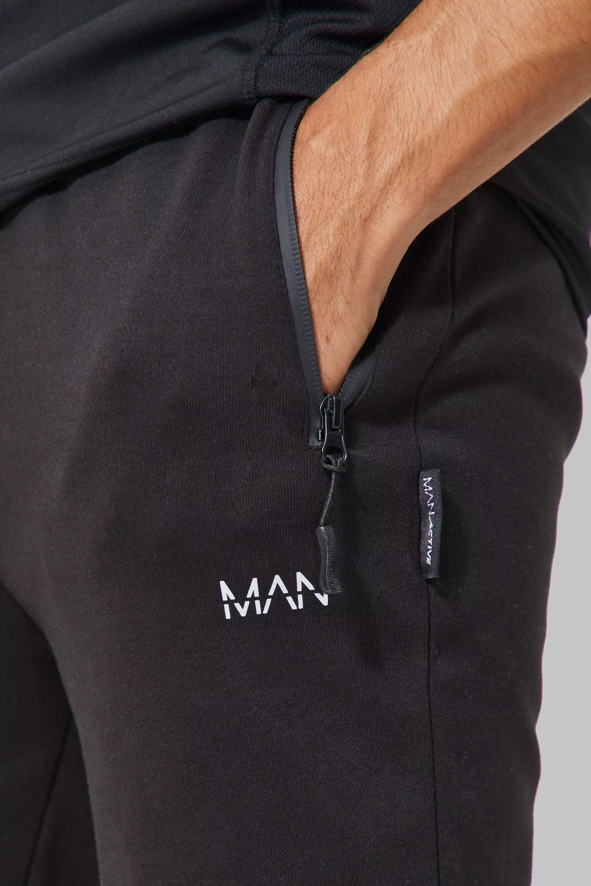 Boohooman tracksuit bottoms clearance