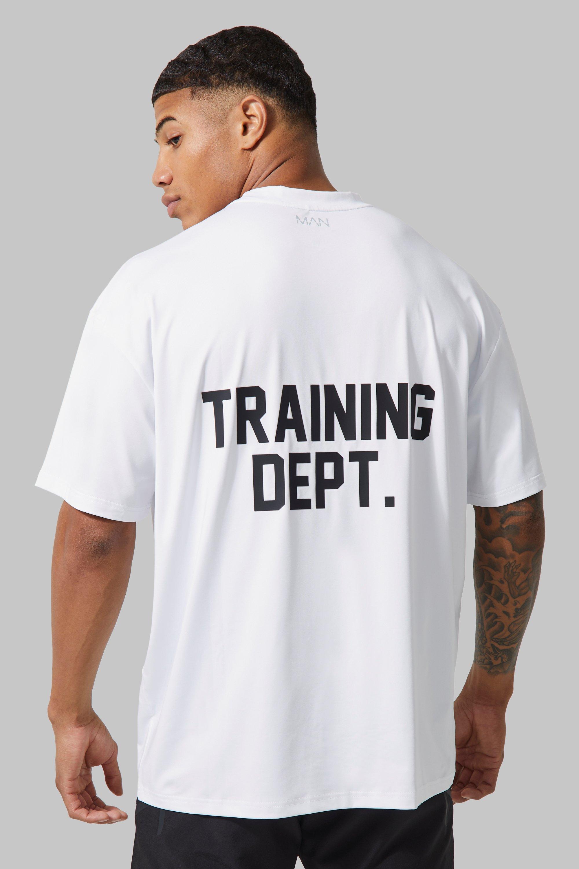 Man Active Muscle Fit Training Dept T Shirt