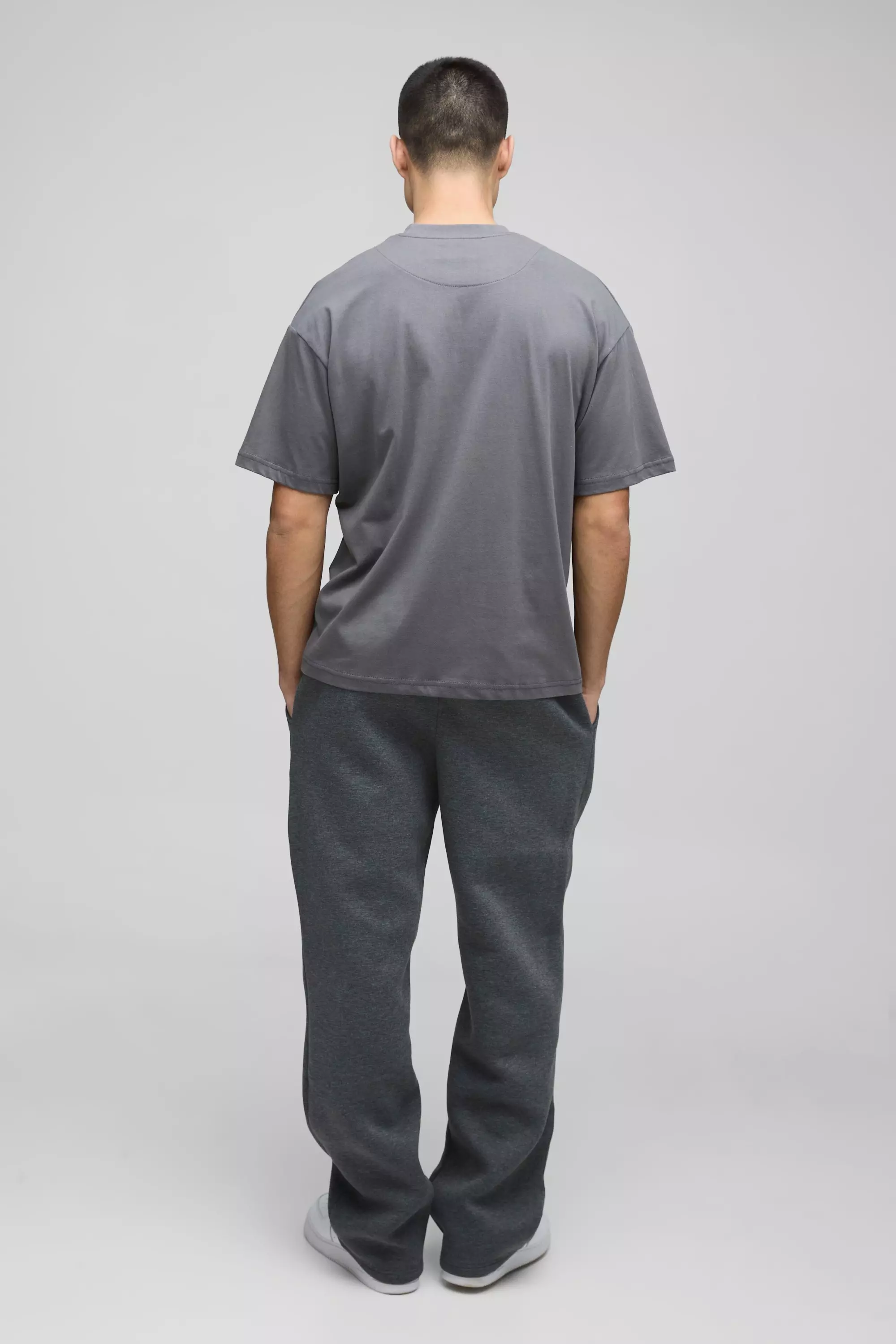 Oversized Raised Limited Text T-shirt | boohooMAN USA