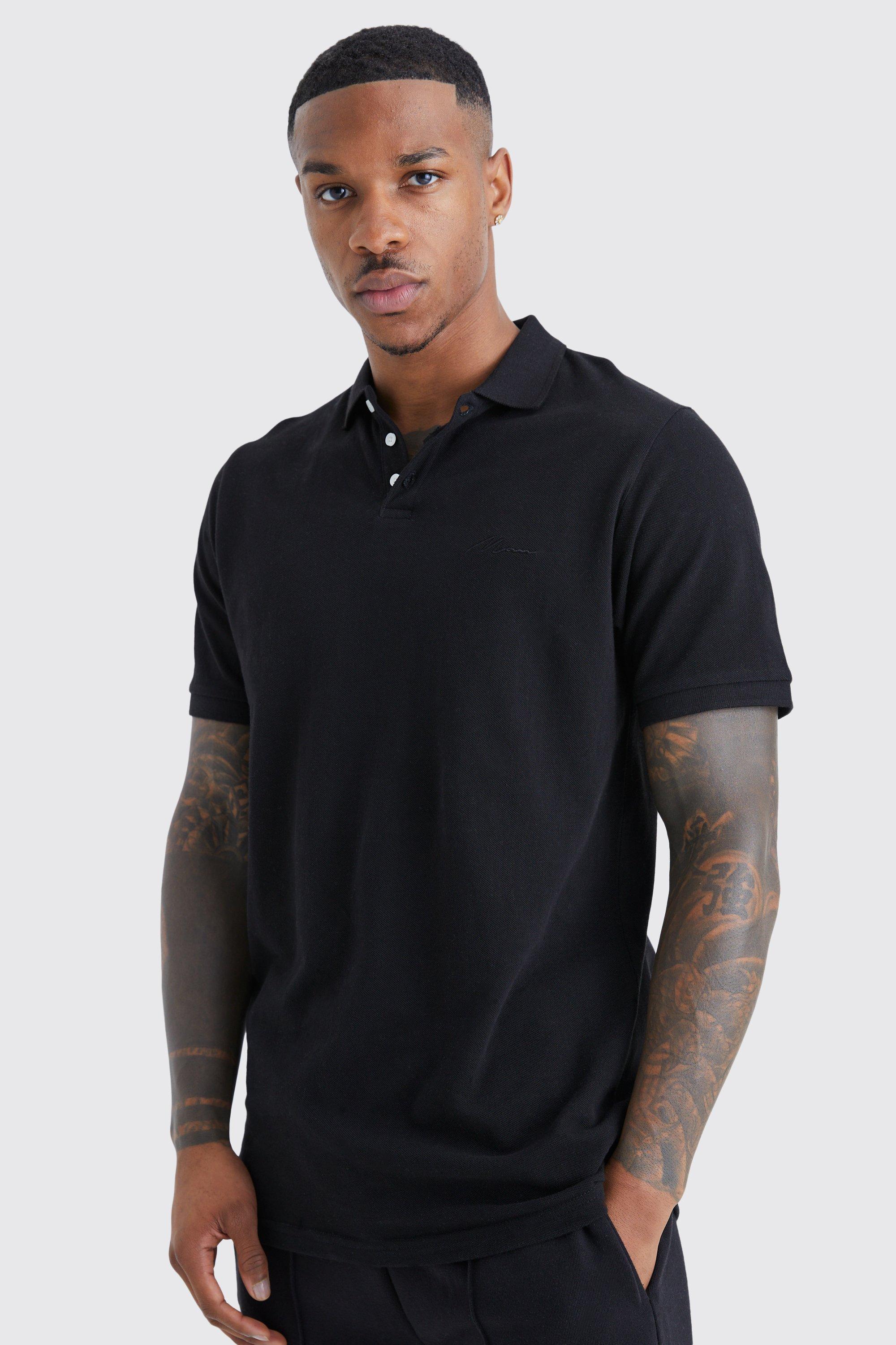 boohooMAN Men's Short Sleeve Slim Shirt