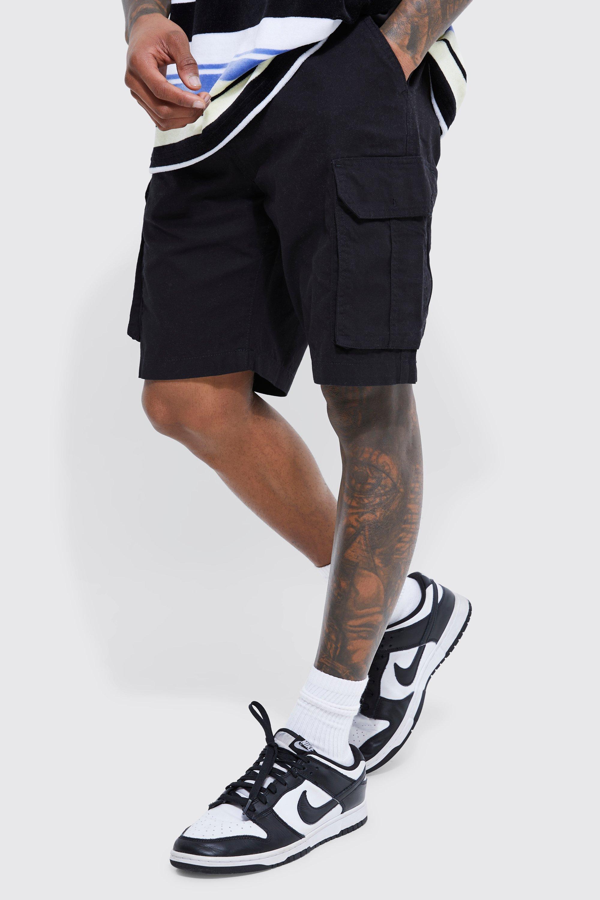 Boohooman on sale cargo shorts