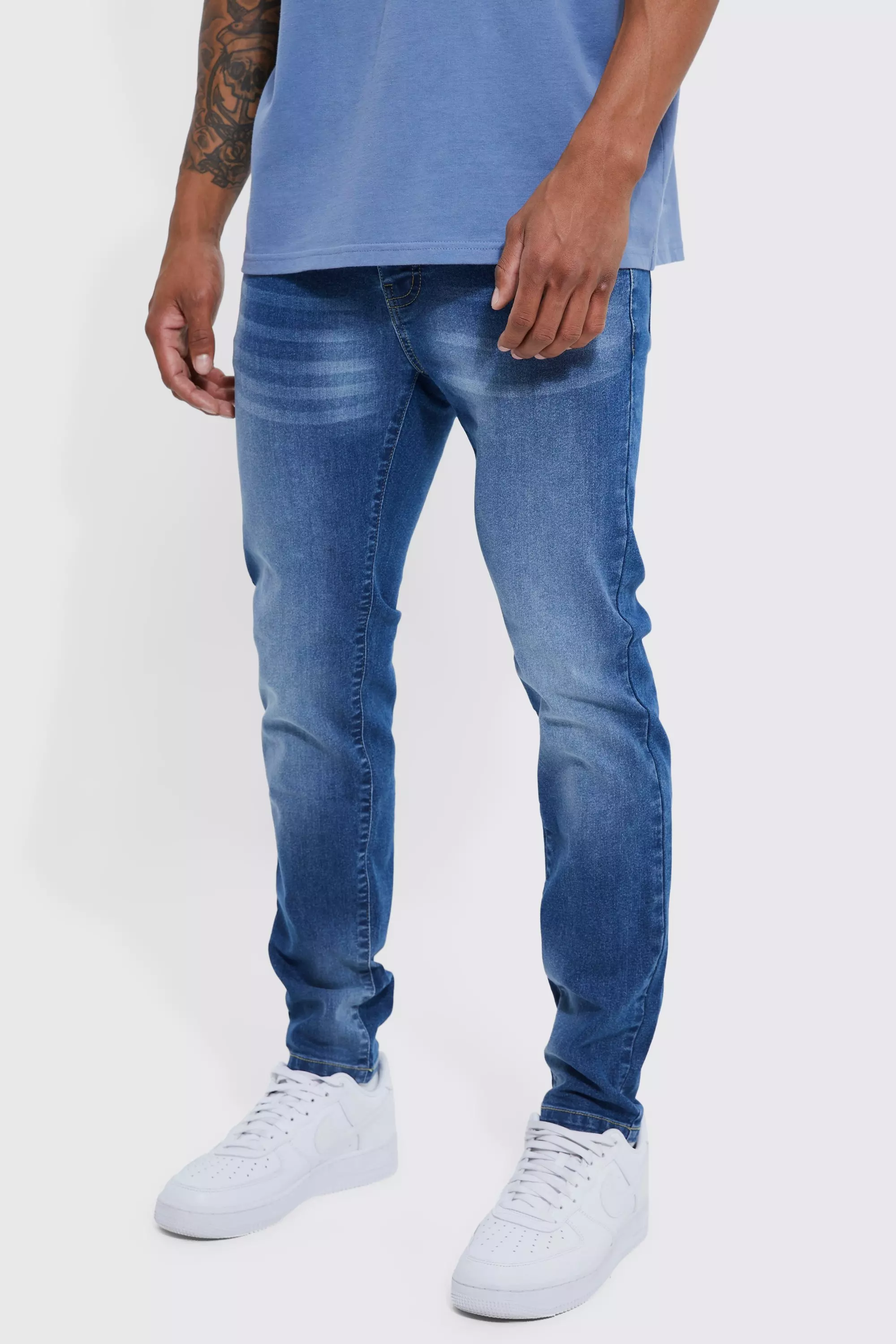 Skinny Stretch Jeans Mid blue