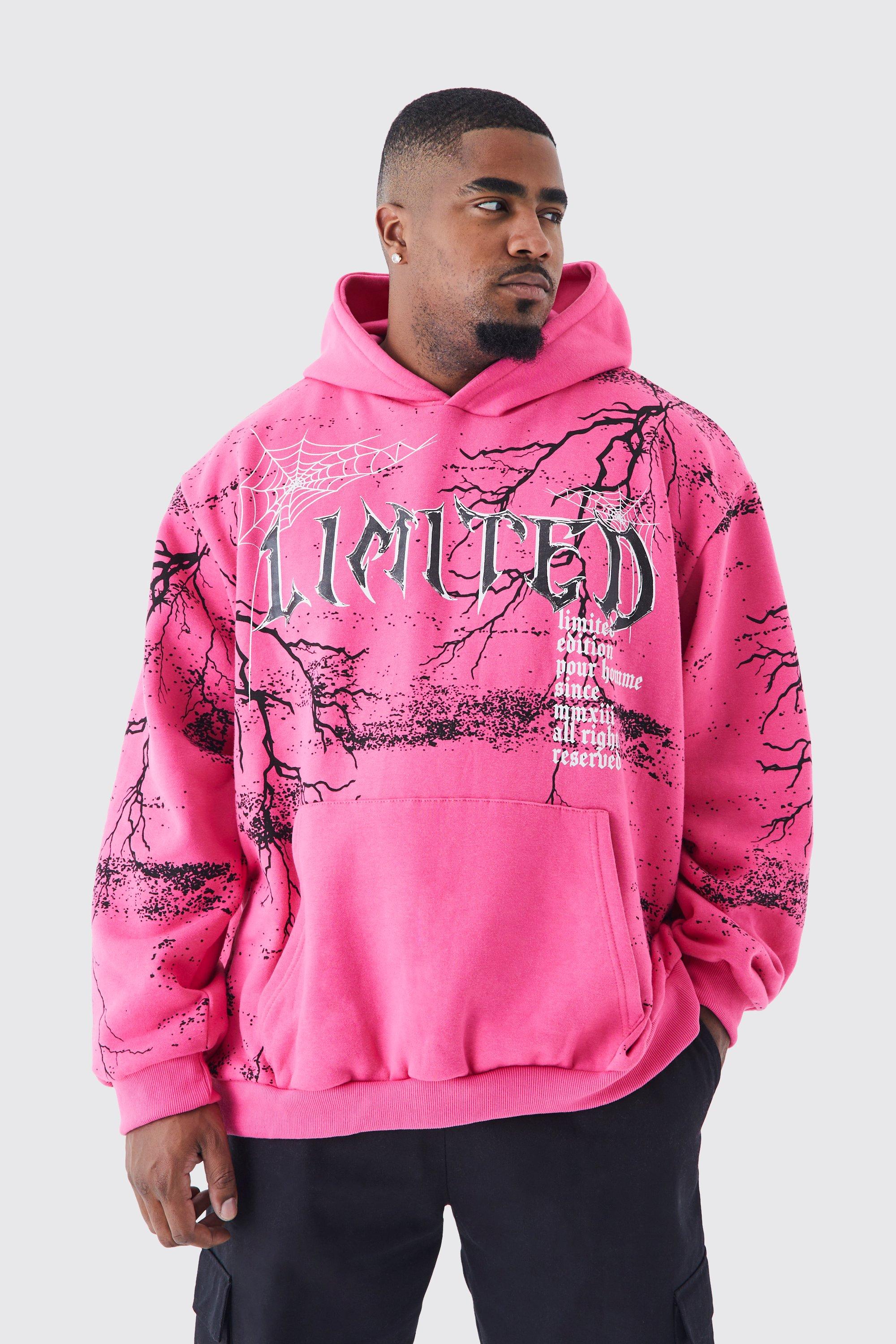 Boohooman best sale pink hoodie