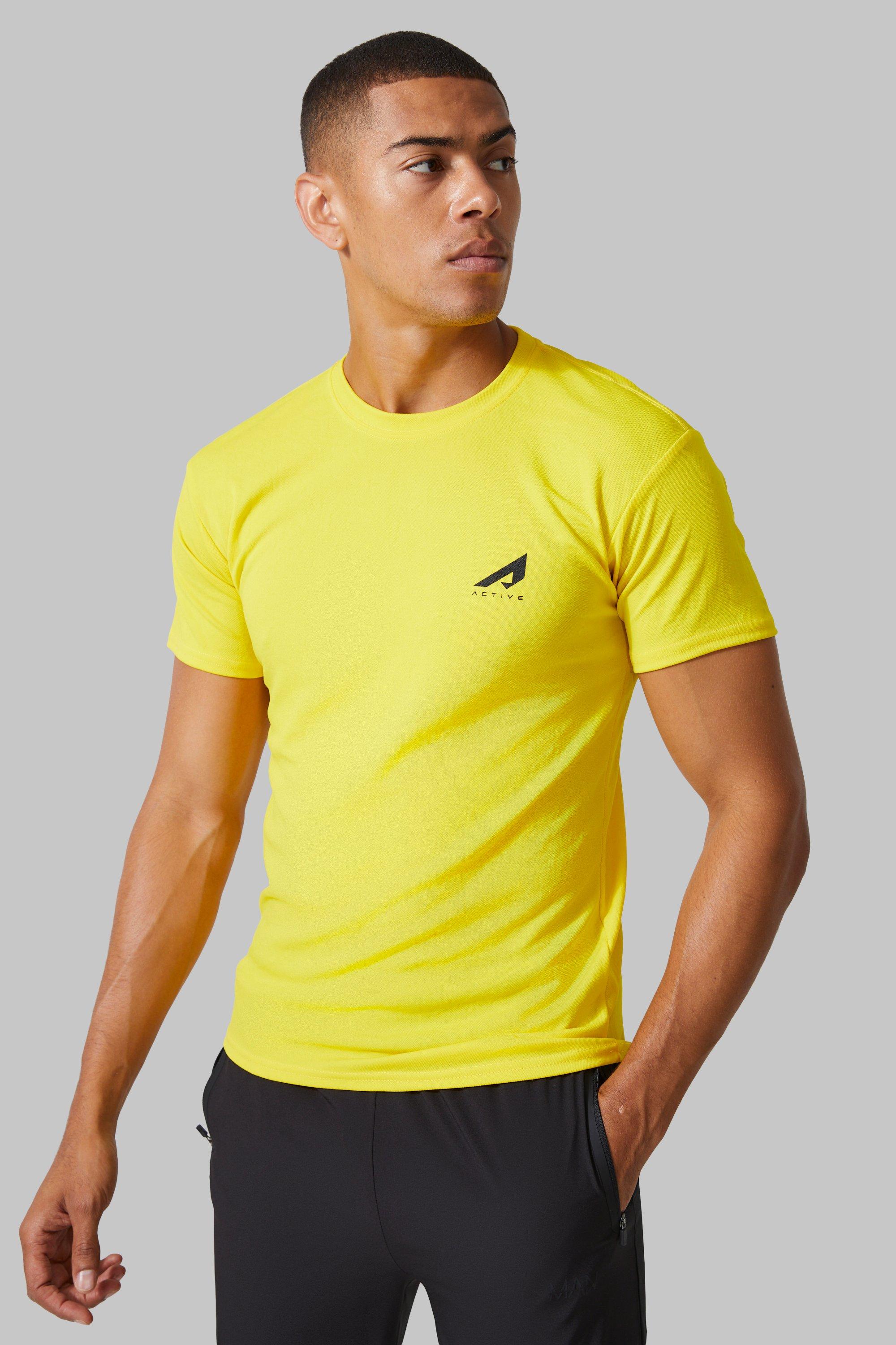 Nike Men's T-Shirt - Yellow - XL