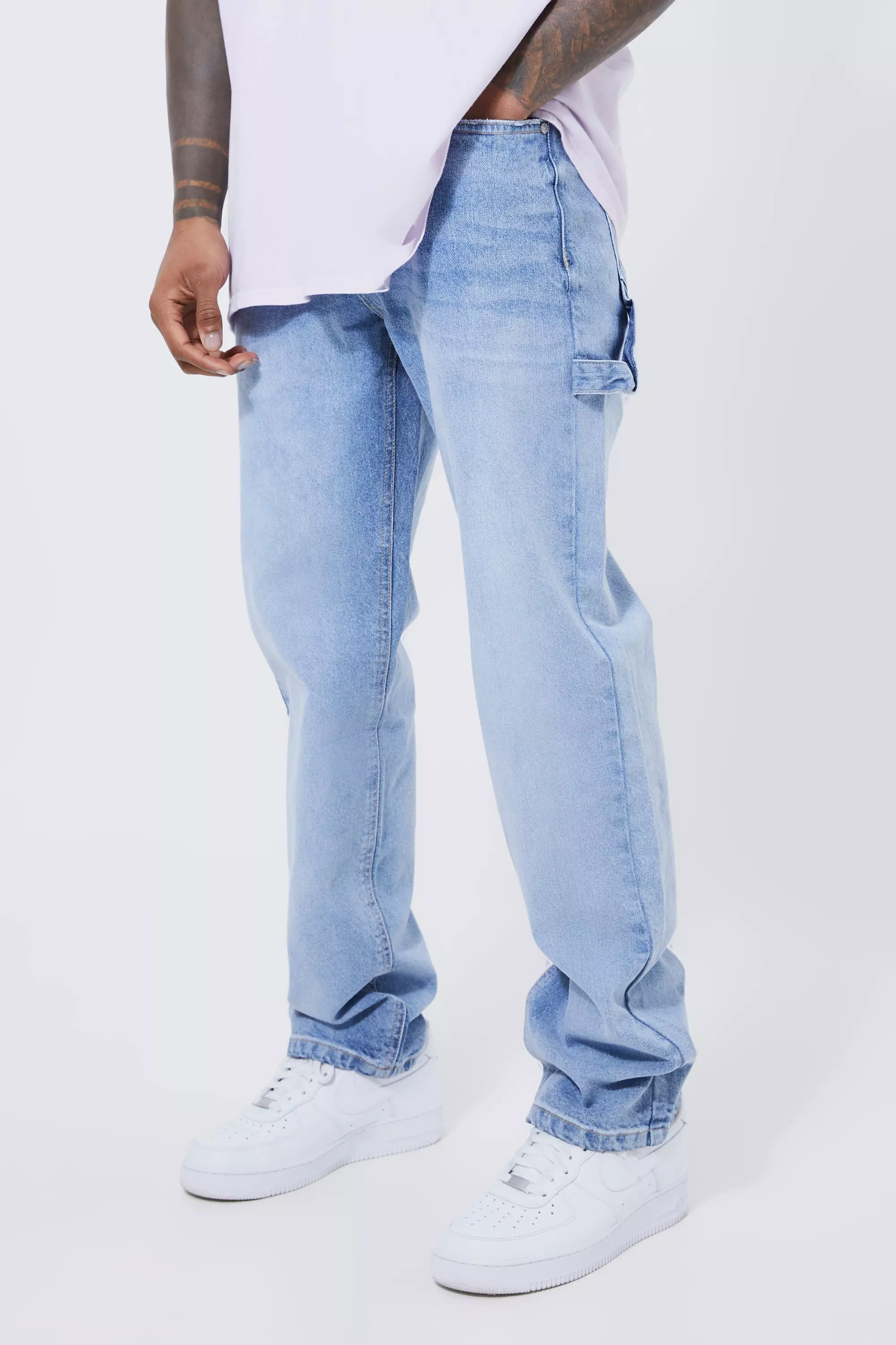 Relaxed Fit Carpenter Jeans Light blue