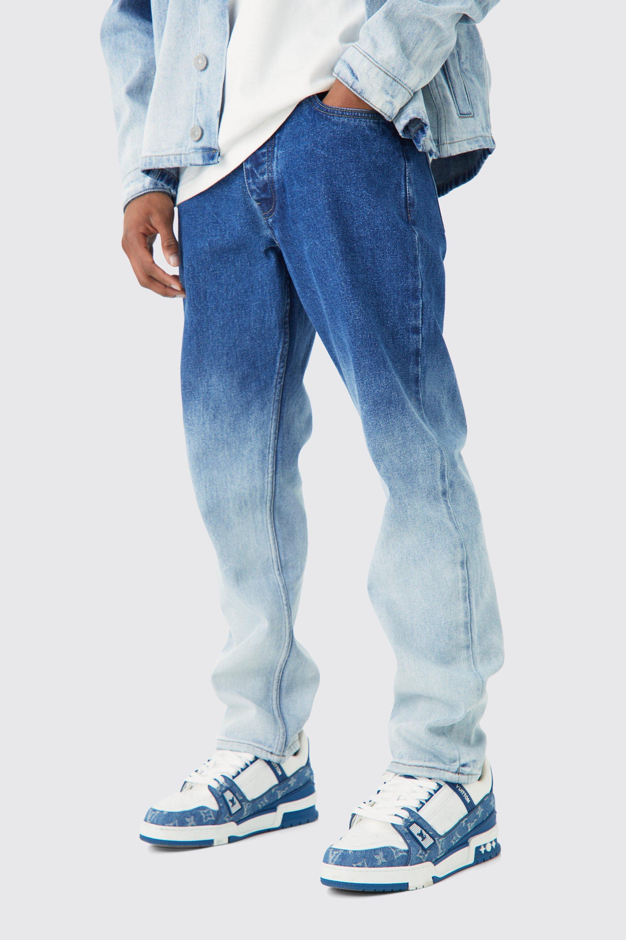 Straight Rigid Ombre Jeans