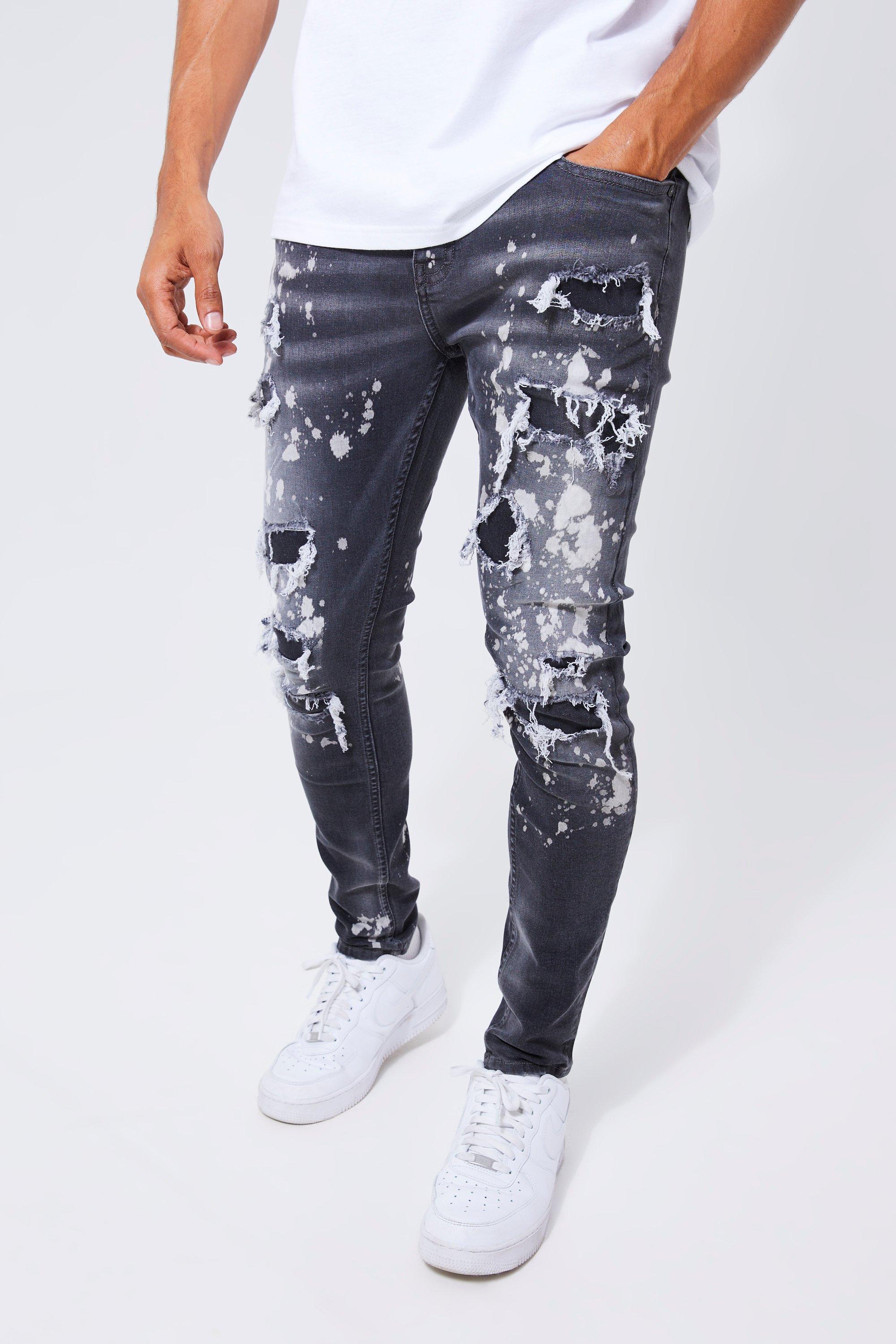 Jeans Torn - grey - DON LEMME