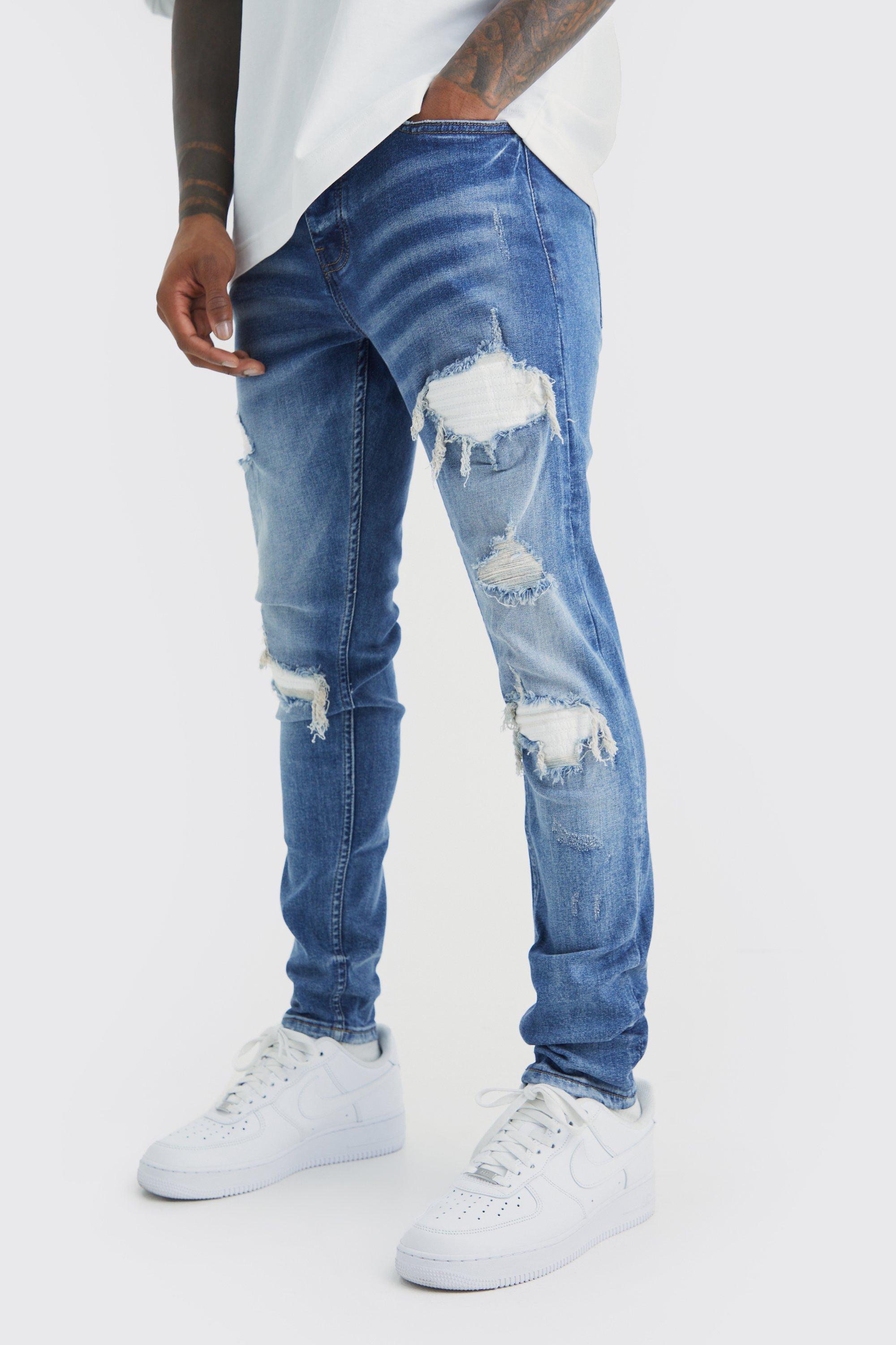 Mens Ripped Jeans & Denim | Distressed Jeans | boohooMAN UK
