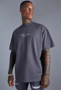 Grey Oversized Limited Heavyweight T-shirt