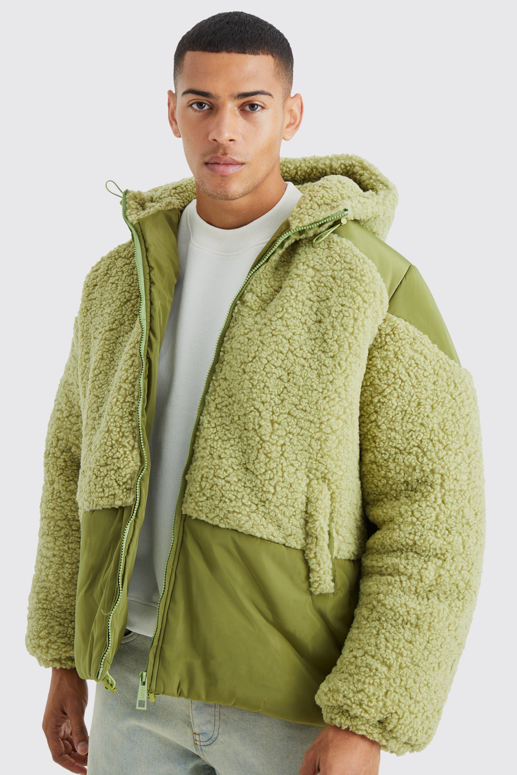 boohooMAN Men's Baroque Tapestry Puffer