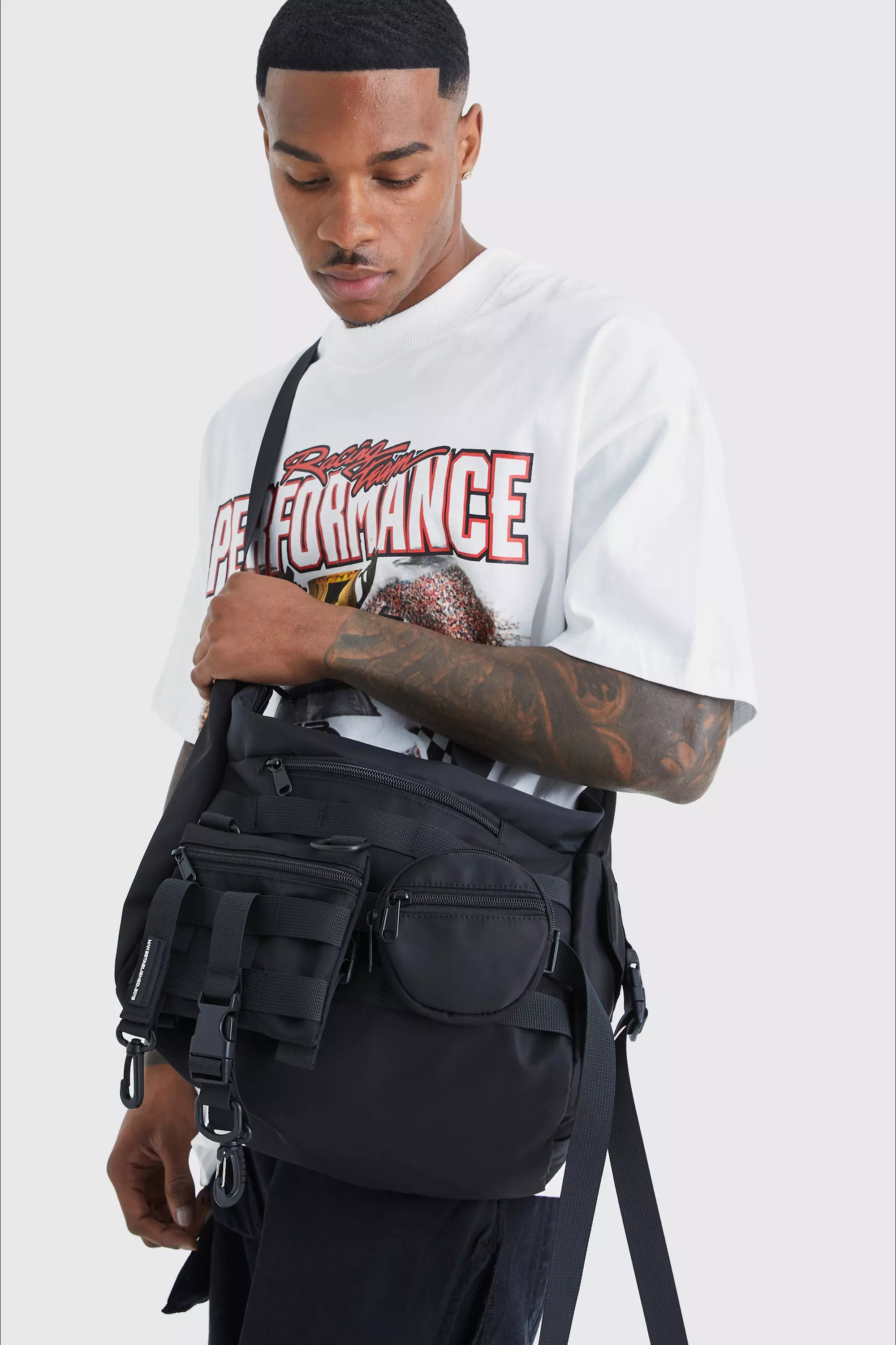 Boohooman bag hotsell