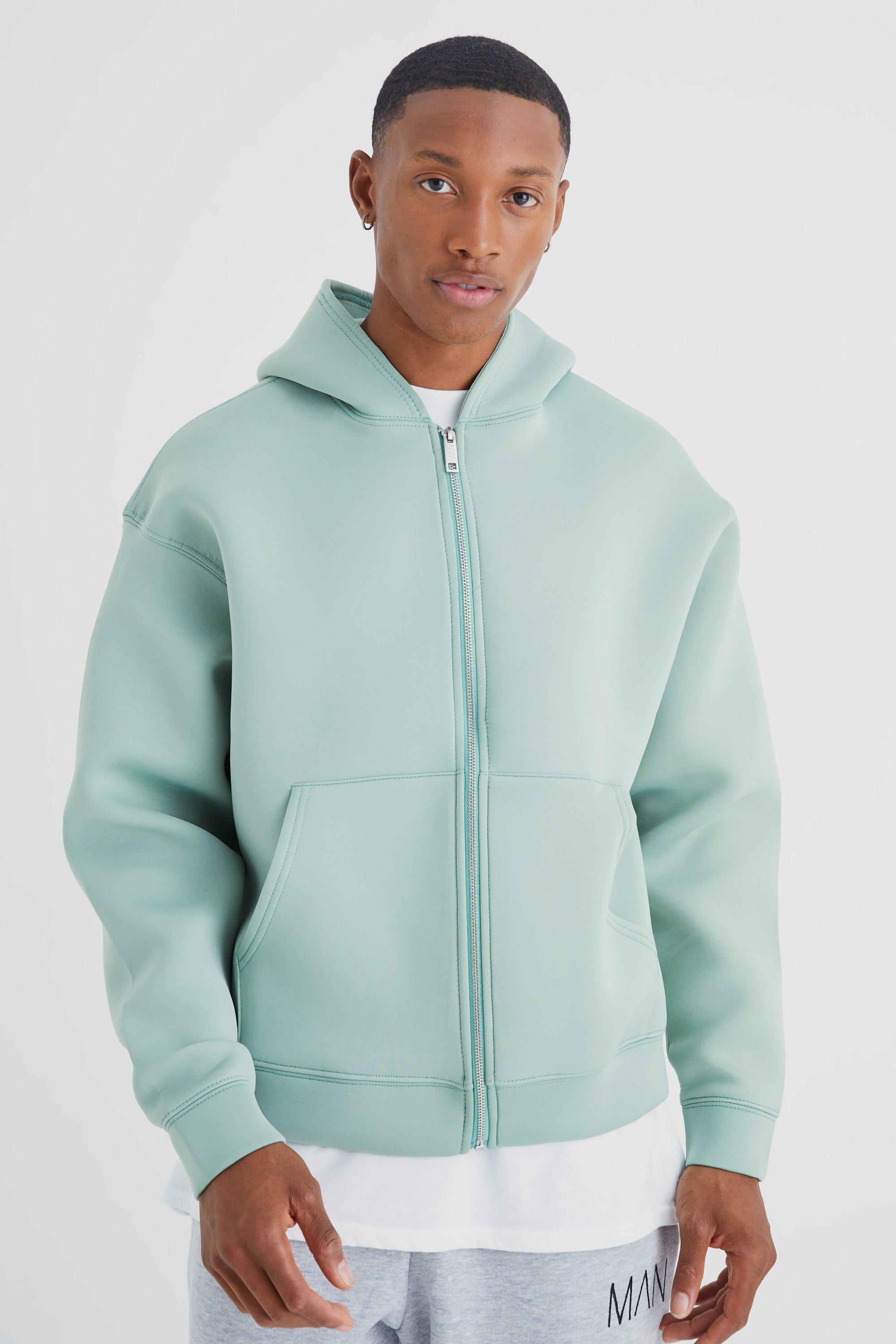 Plus Oversized Bonded Scuba Hoodie