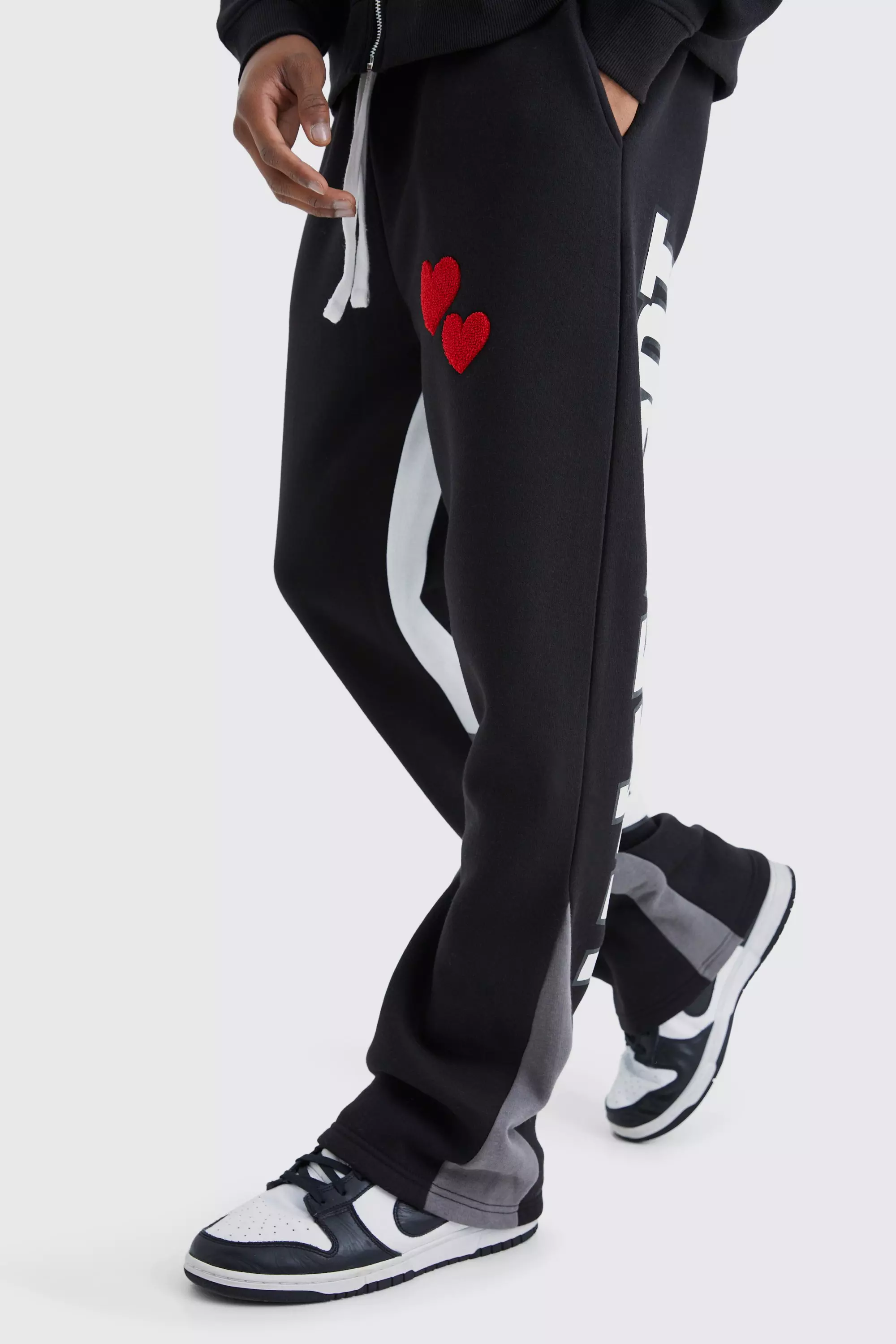 Black Regular Fit Limited Edition Gusset Sweatpants alternative image