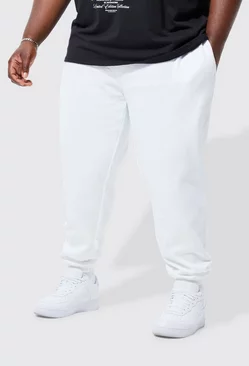 White Plus Basic Sweatpants