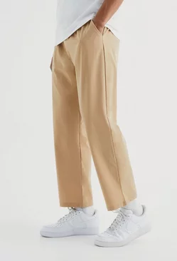 Technical Stretch Cropped Pants Stone