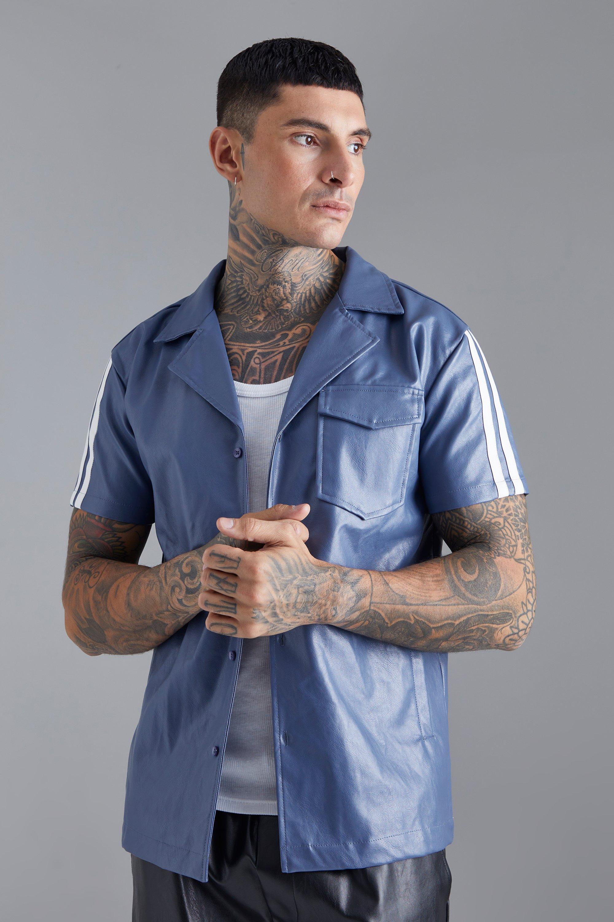 Men's Revere Collar Shirts | boohooMAN USA