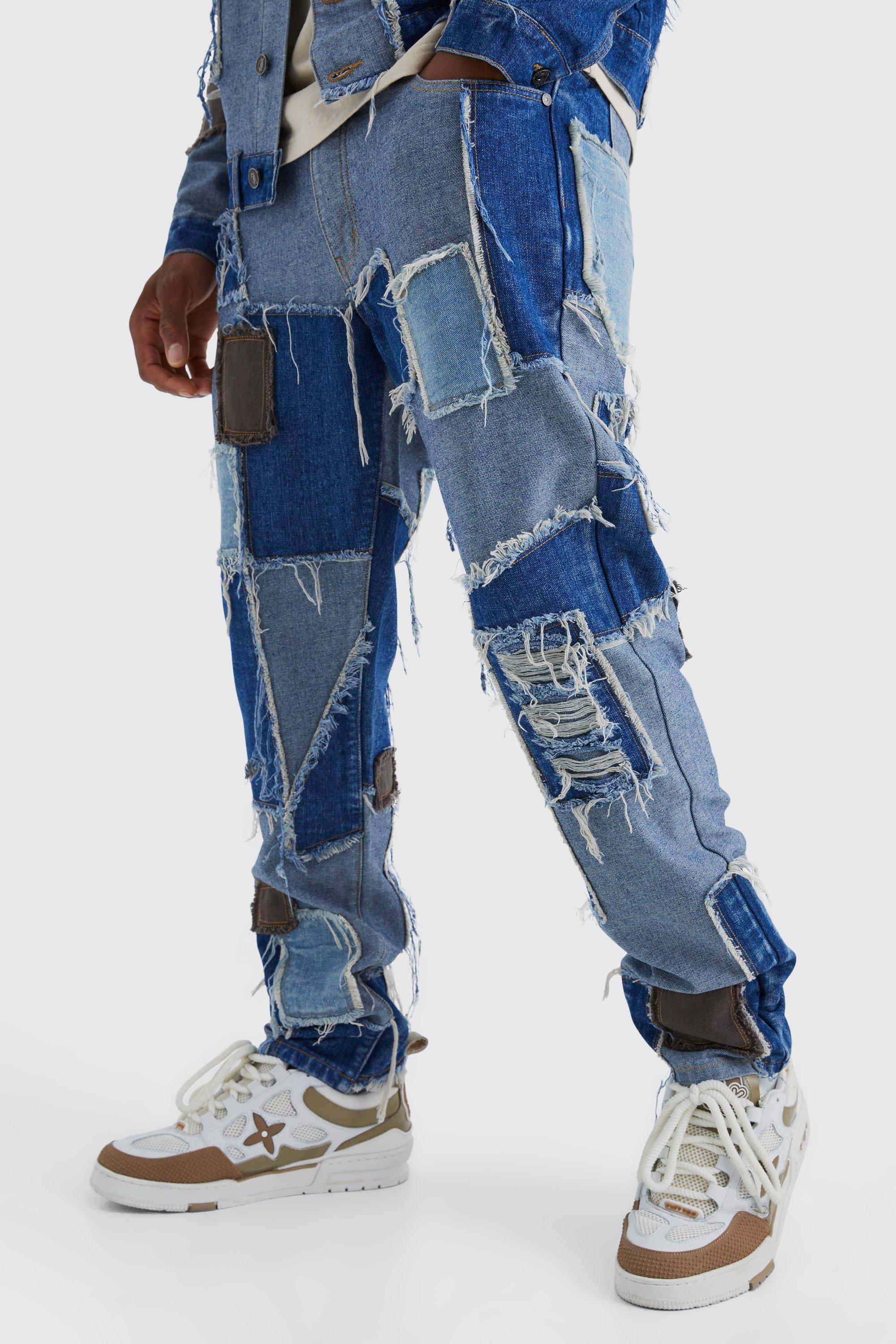 Overstuffed Closet Boutique Patchwork Denim Jeans