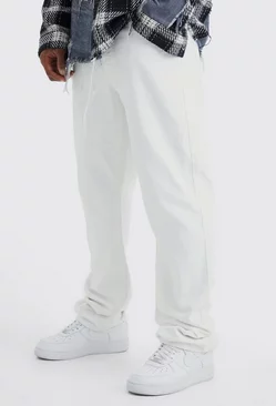 White Relaxed Rigid Jean