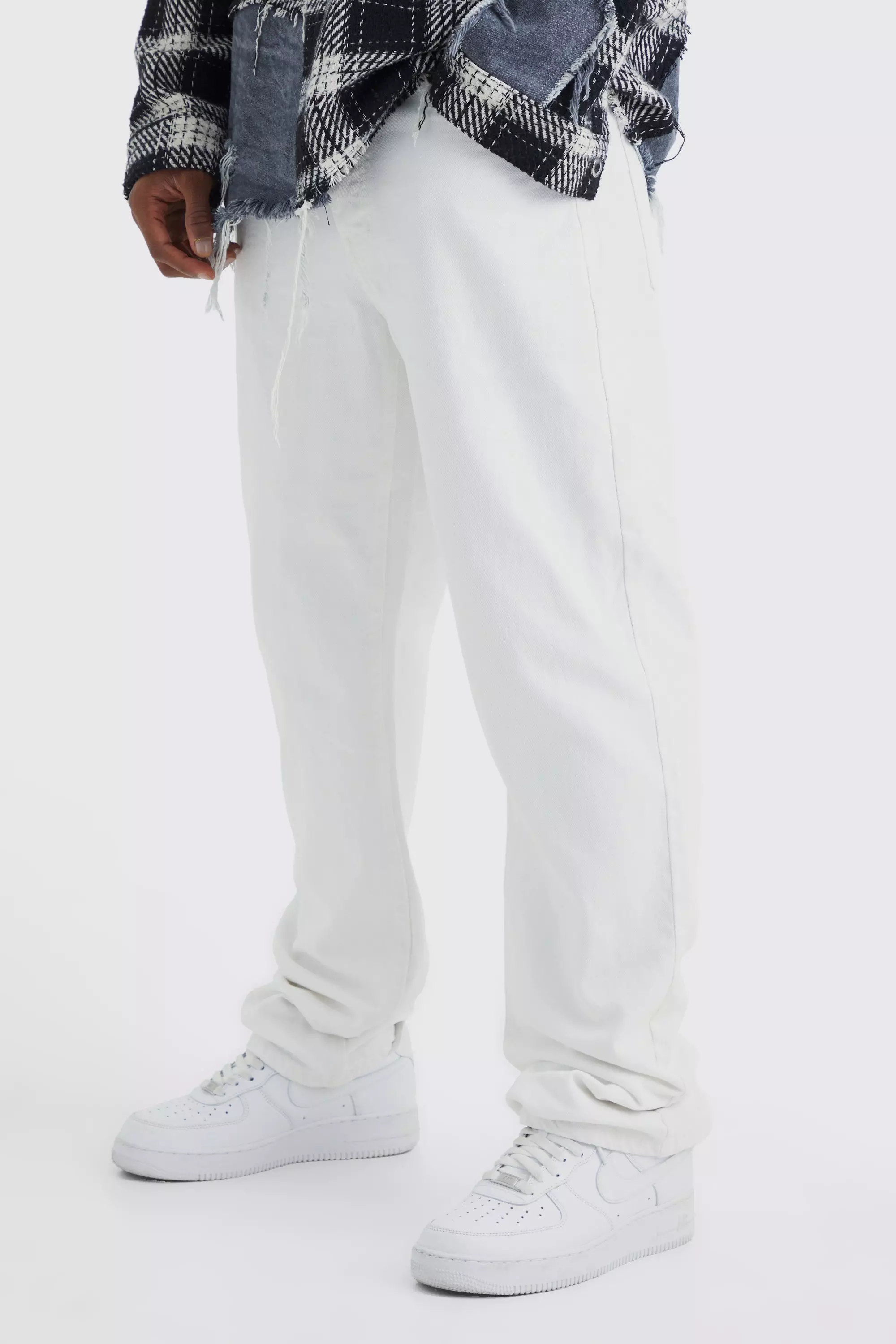 Relaxed Rigid Jean White