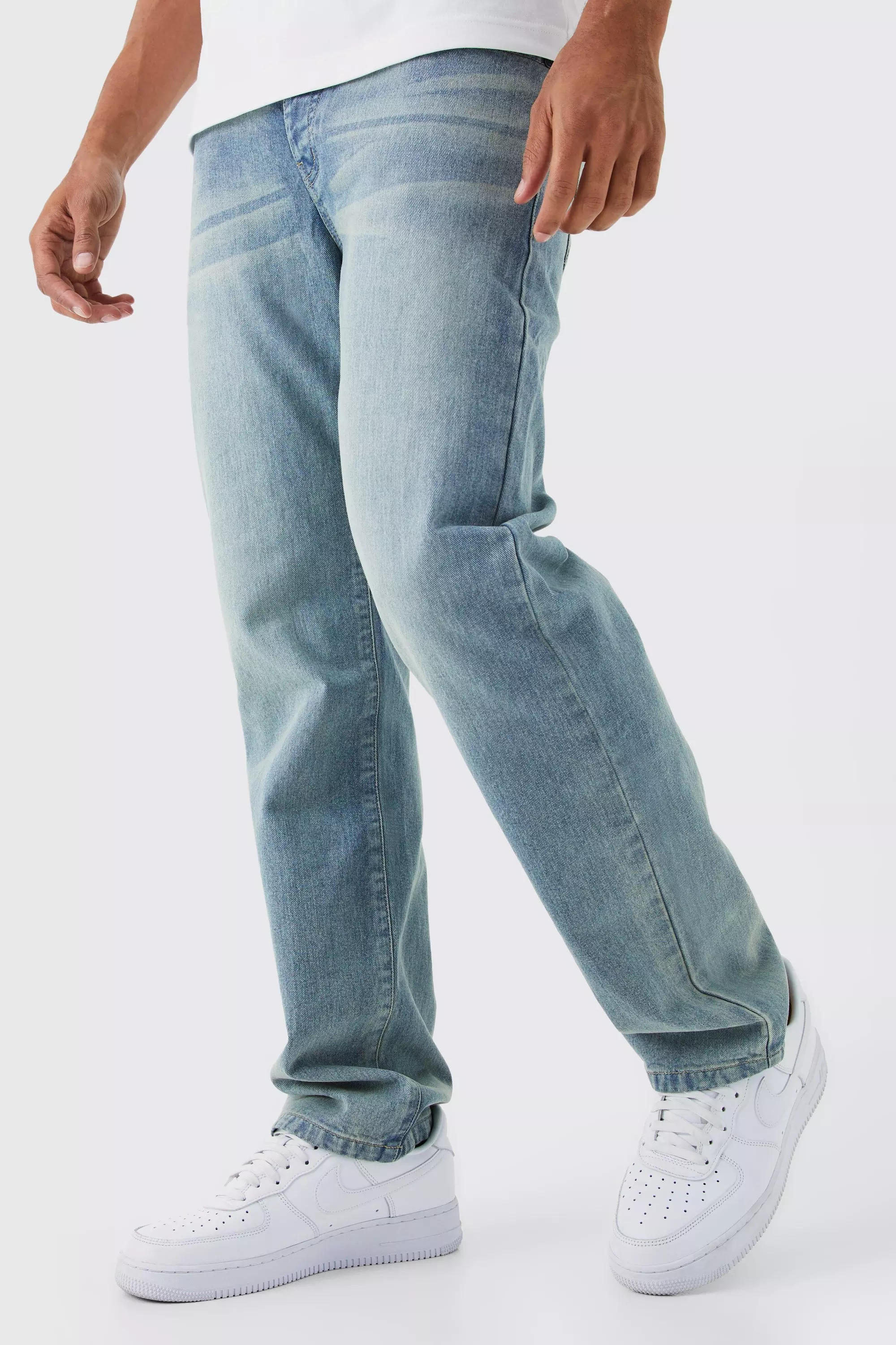 Relaxed Rigid Jean Antique blue