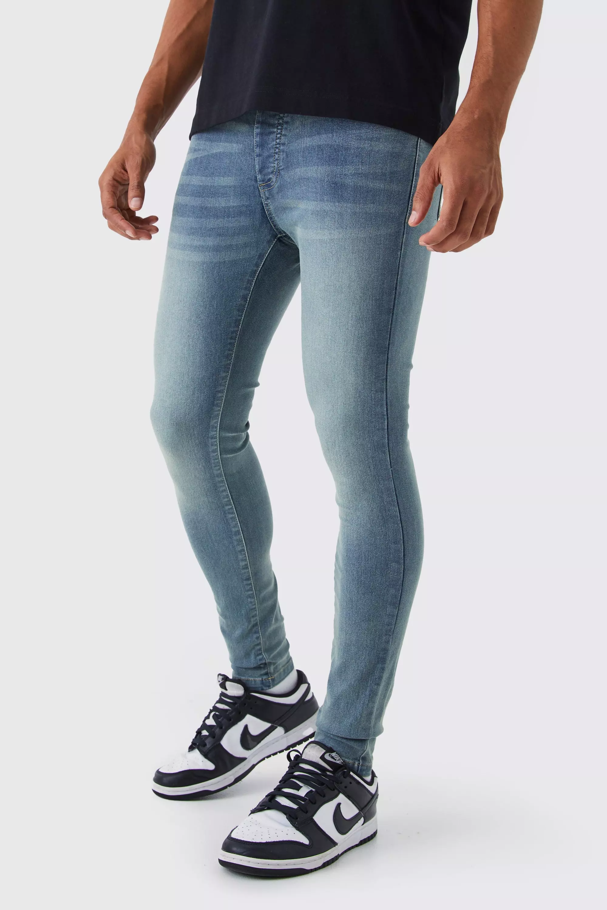 Super Skinny Stretch Jean Antique blue