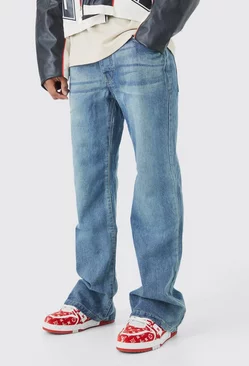 Relaxed Rigid Flare Jean Vintage blue
