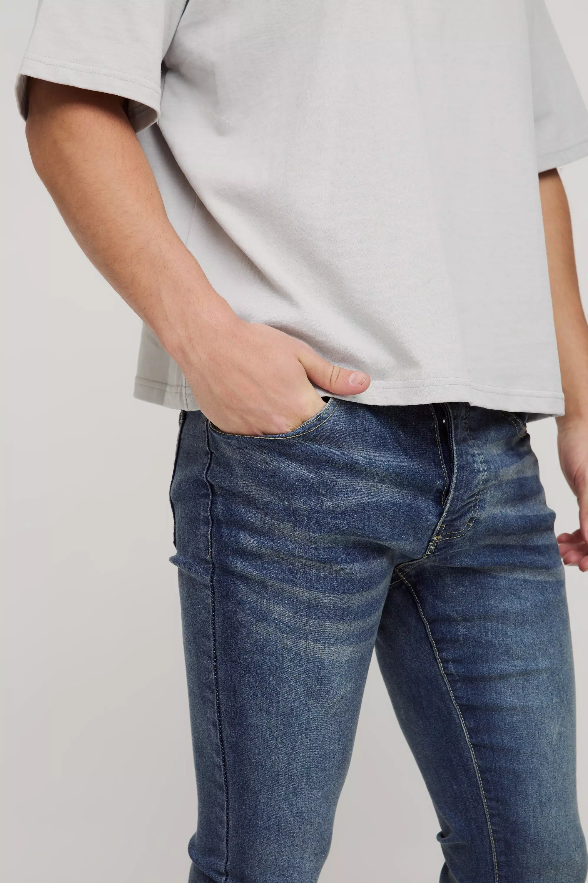 Vintage blue Skinny Stretch Jean alternative image