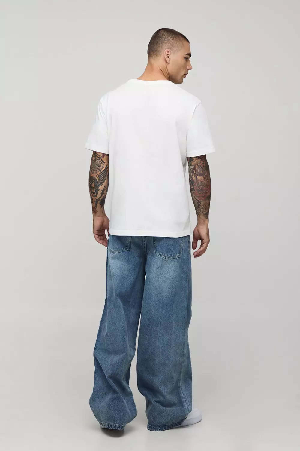 Baggy Rigid Jean | boohooMAN USA