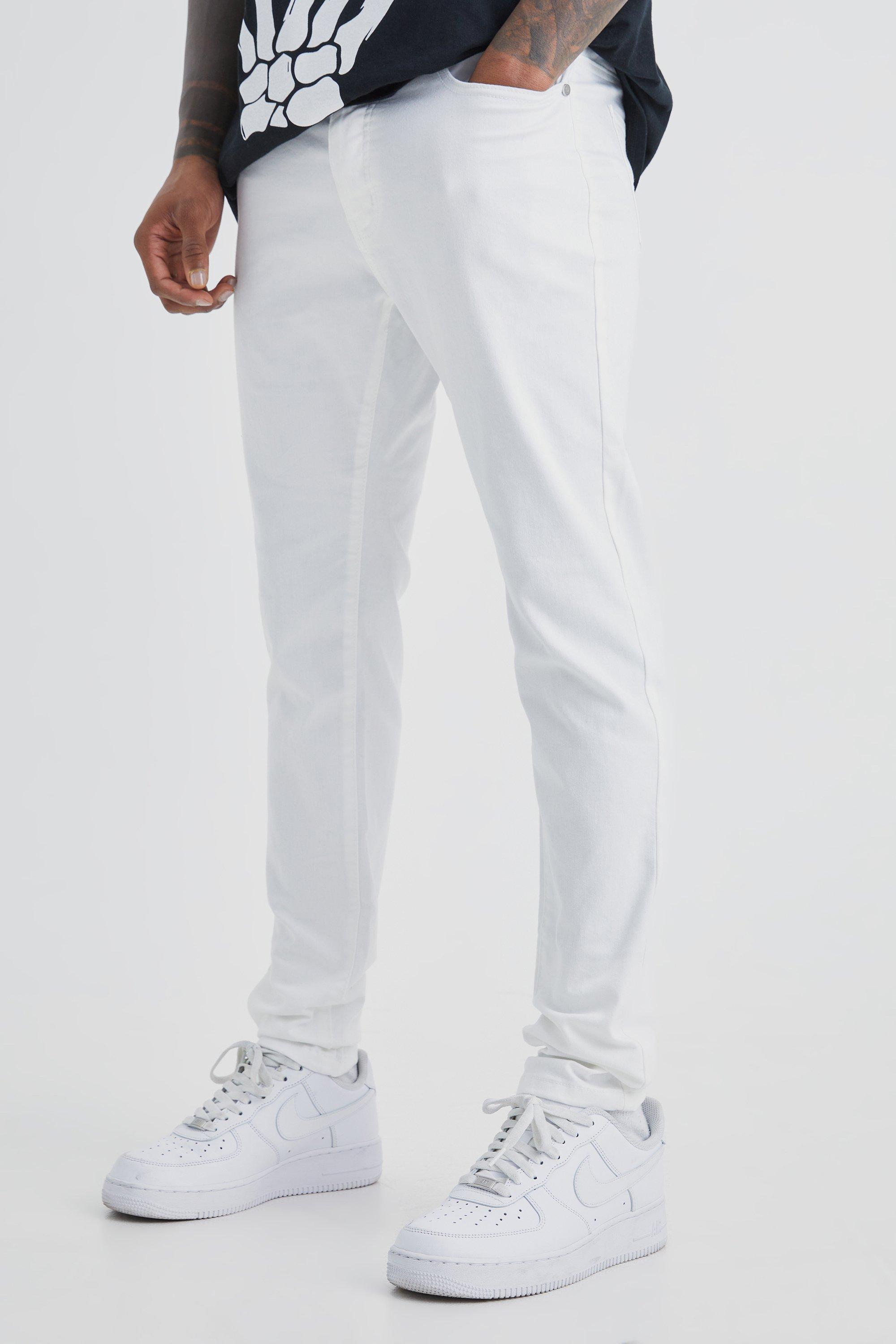 Boohooman white hot sale jeans