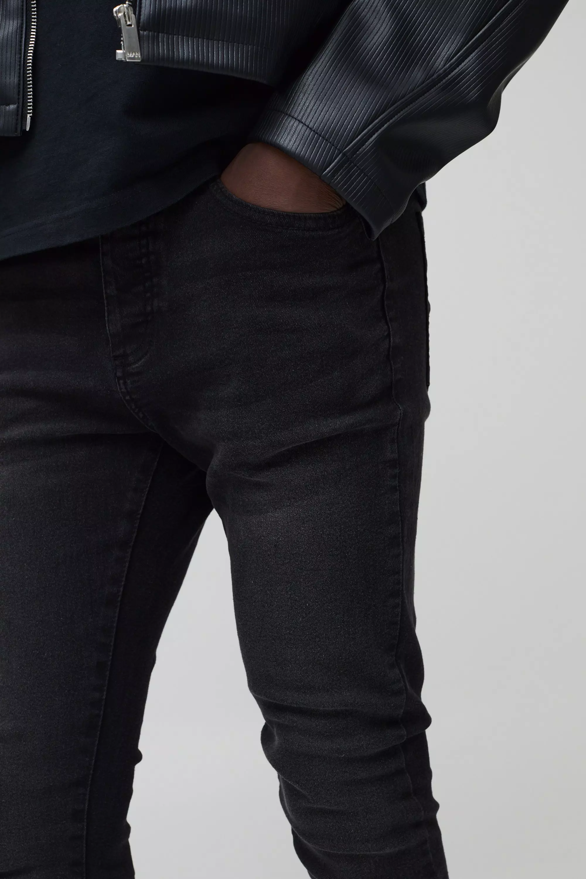 Super Skinny Stretch Jean | boohooMAN USA
