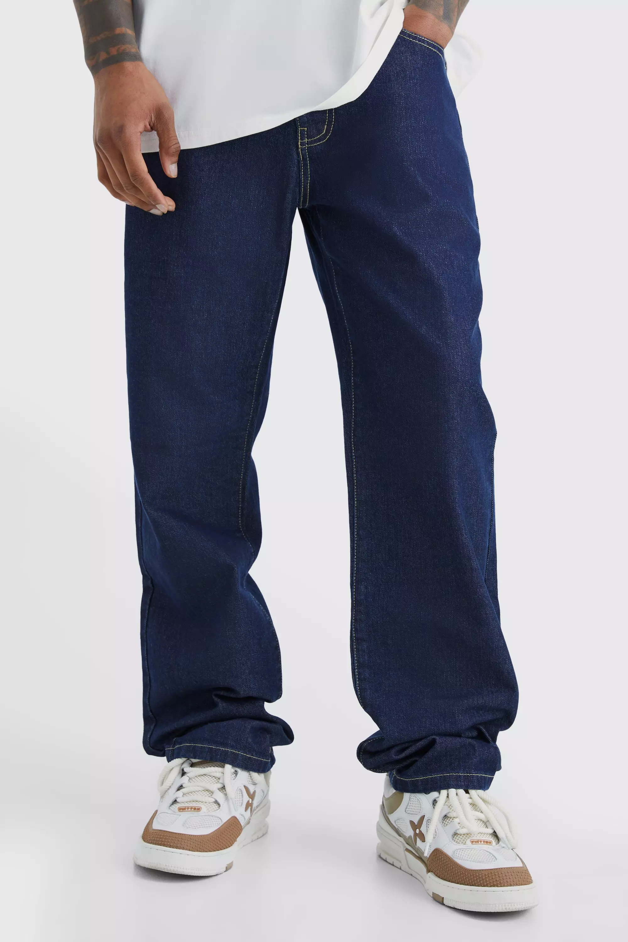 Relaxed Rigid Jean Indigo