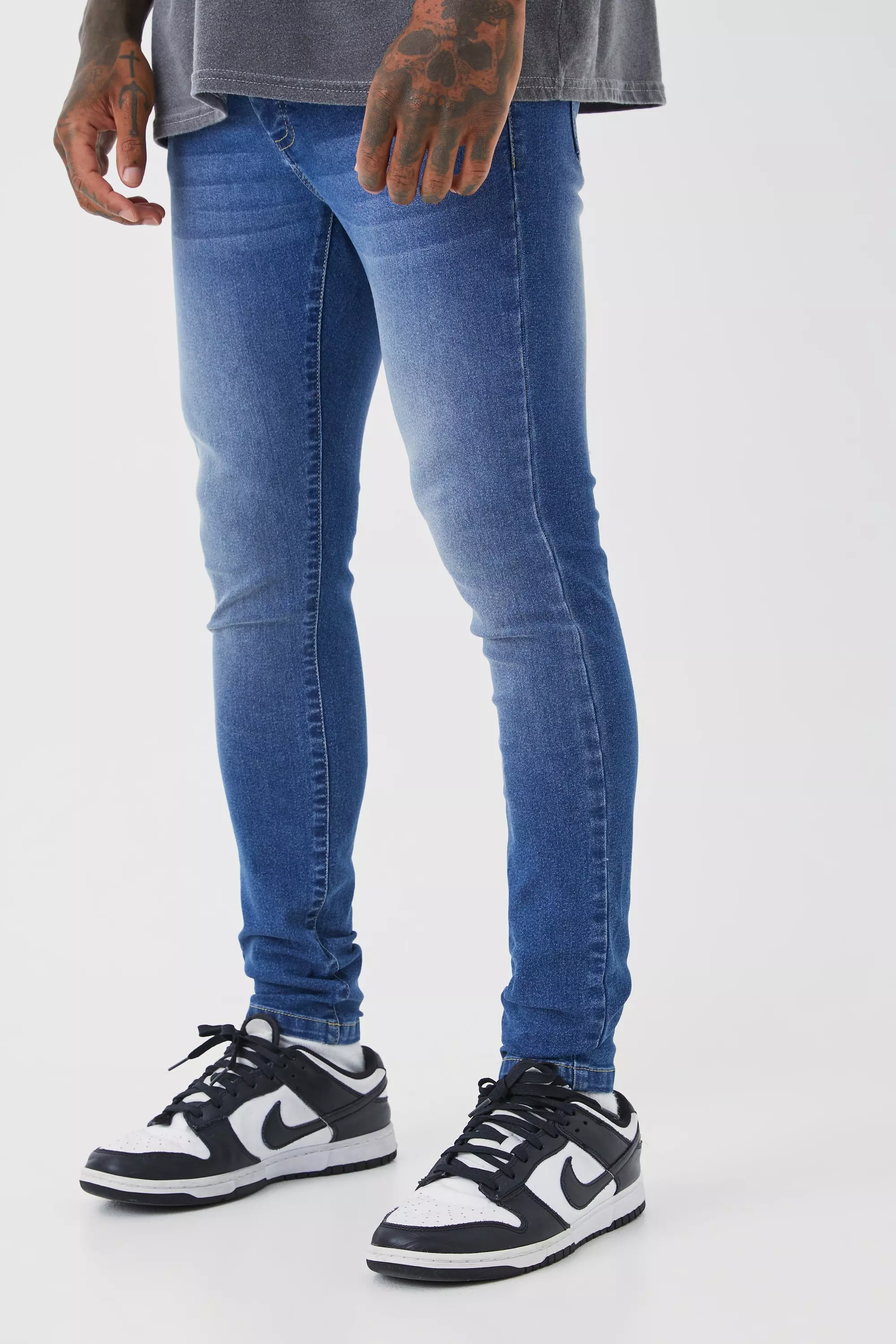 Super Skinny Stretch Jean Mid blue