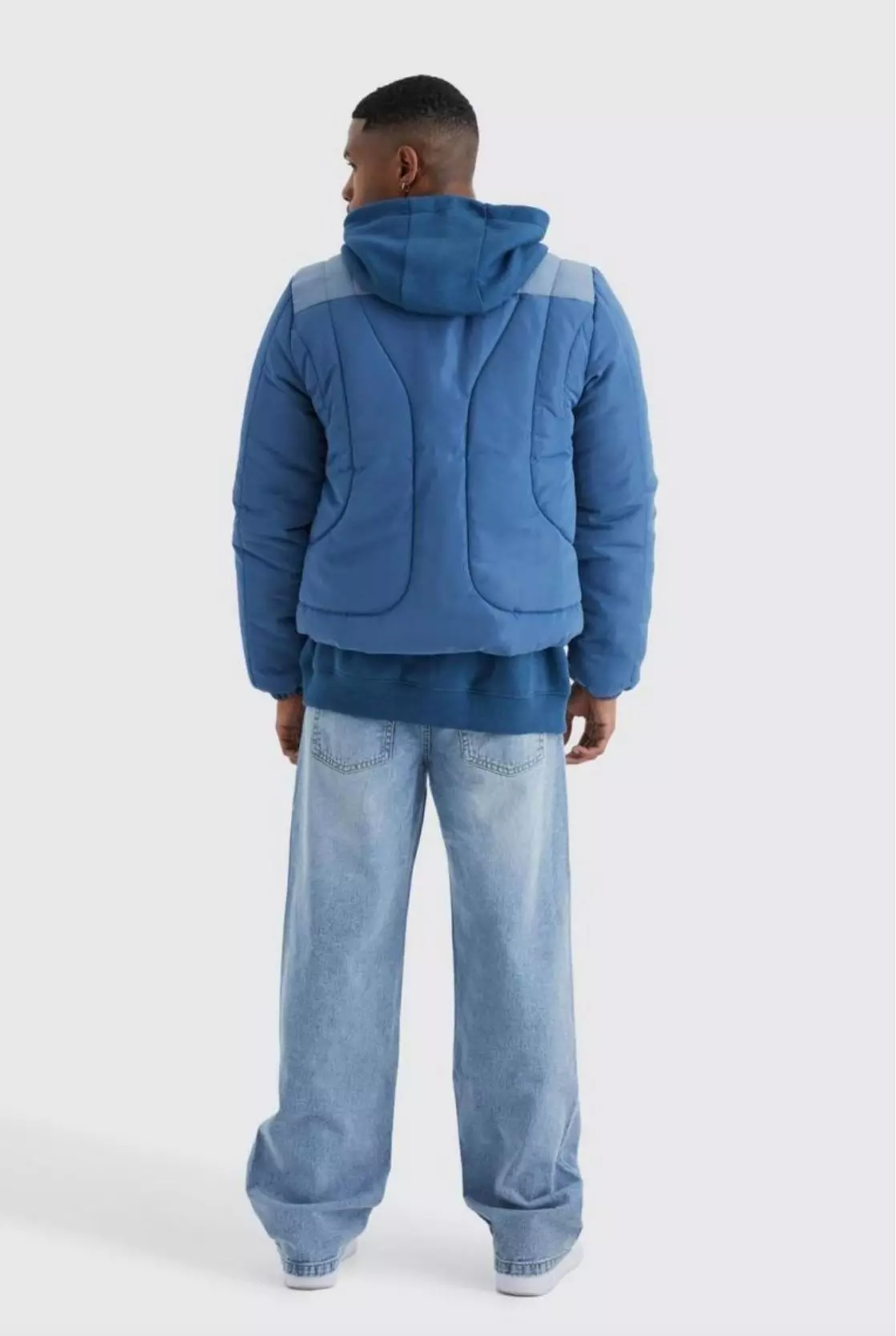 Light blue Baggy Rigid Washed Jeans alternative image