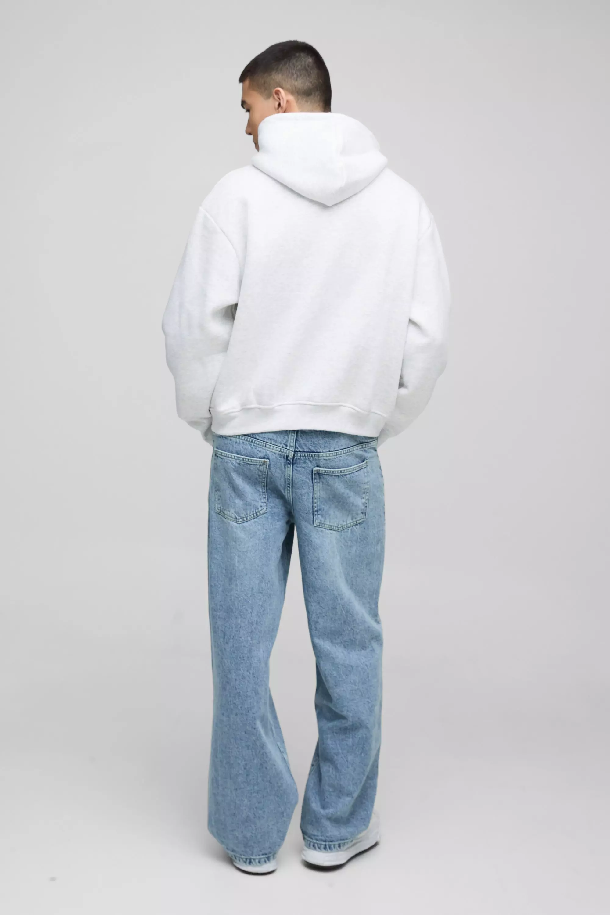 Relaxed Rigid Jean | boohooMAN USA