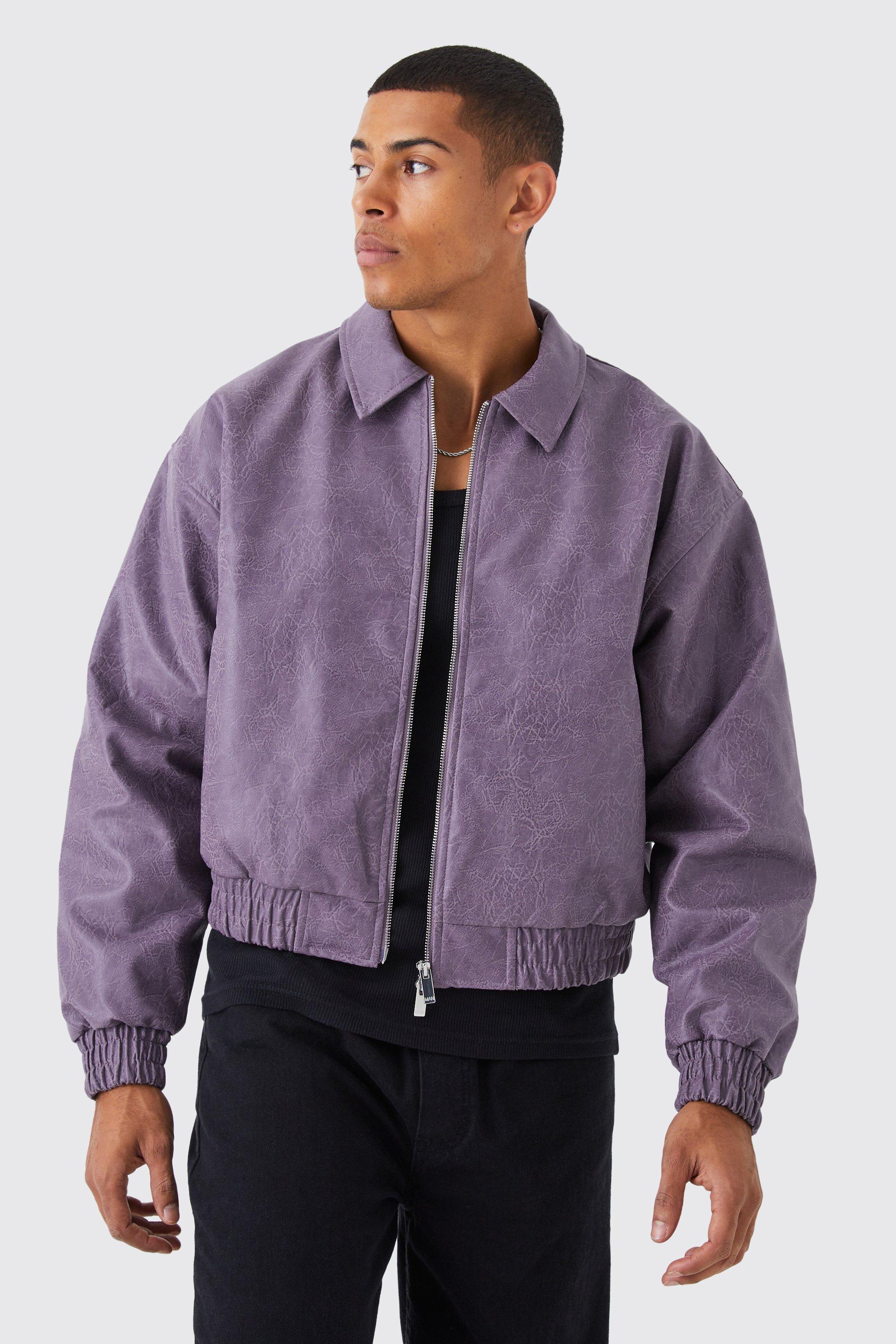 Purple Bomber Jacket