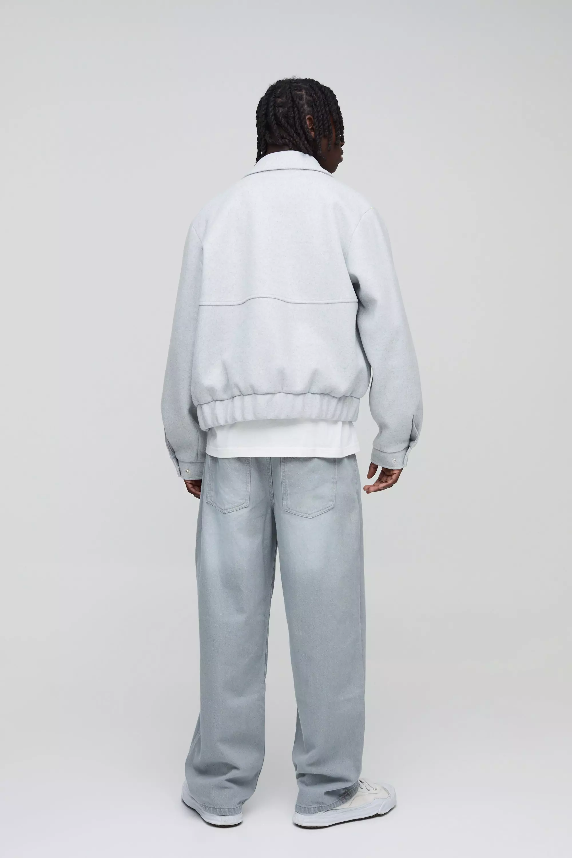 Relaxed Rigid Jean | boohooMAN USA