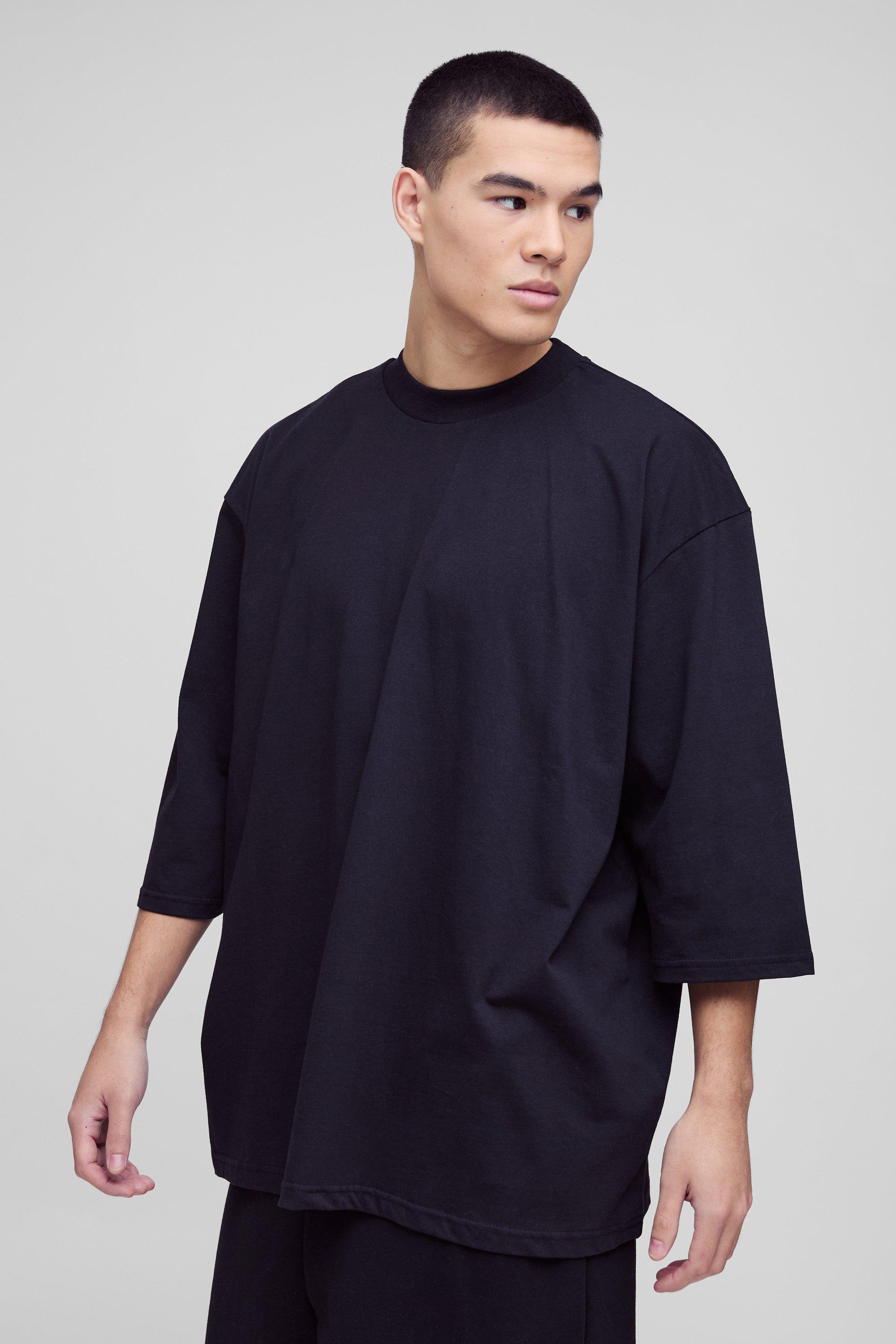 Extreme Oversized Extended Neck Heavy Weight T-shirt