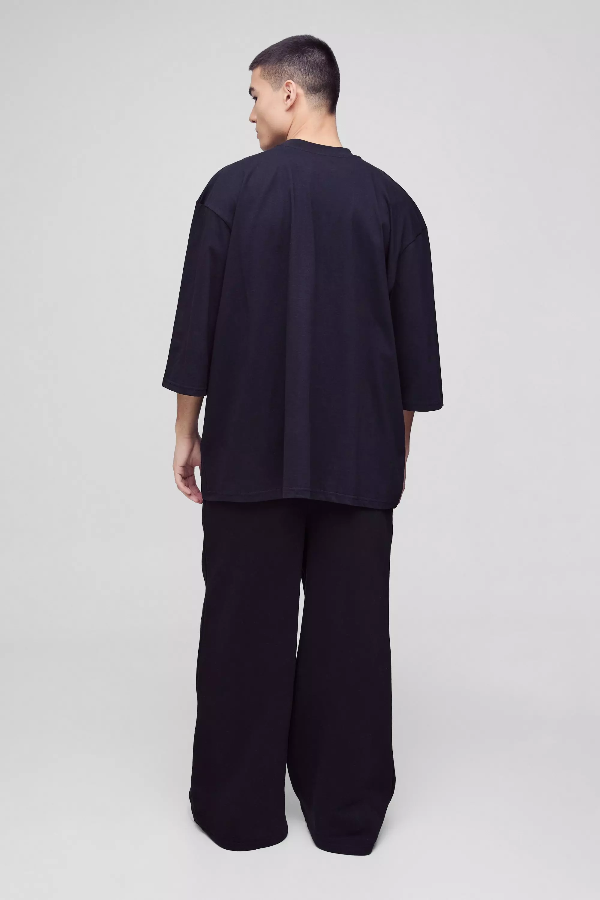 Extreme Oversized Extended Neck Heavy Weight T-shirt