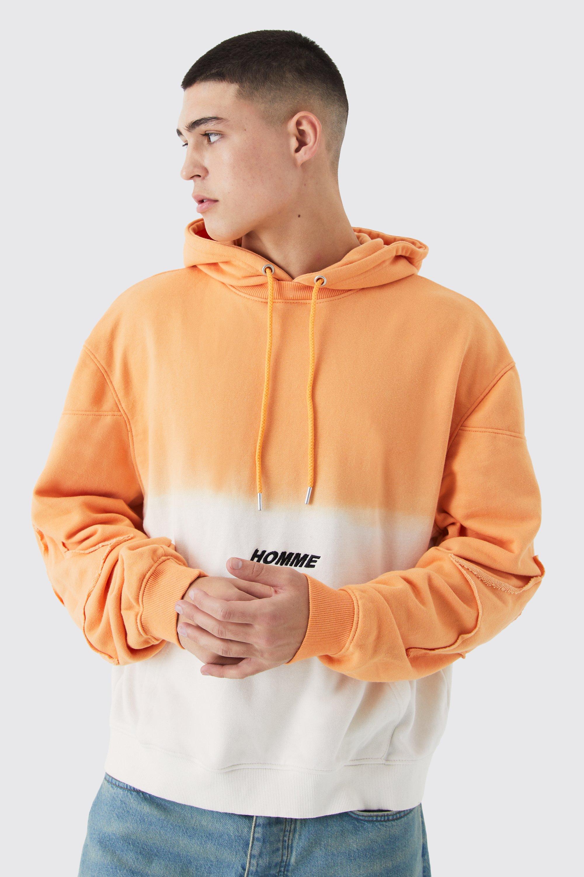 Orange sale oversized hoodie