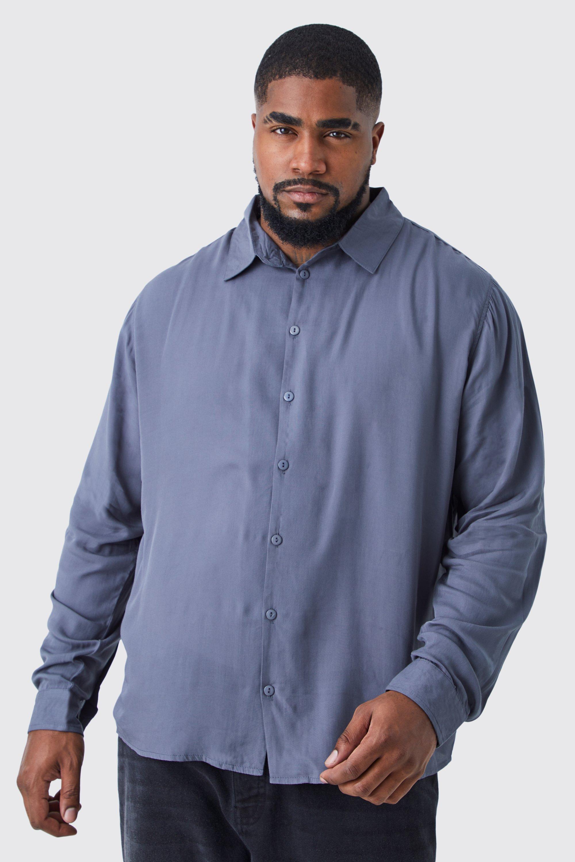 Mens Plus Size Shirts XXXL Mens Shirts boohooMAN Ireland