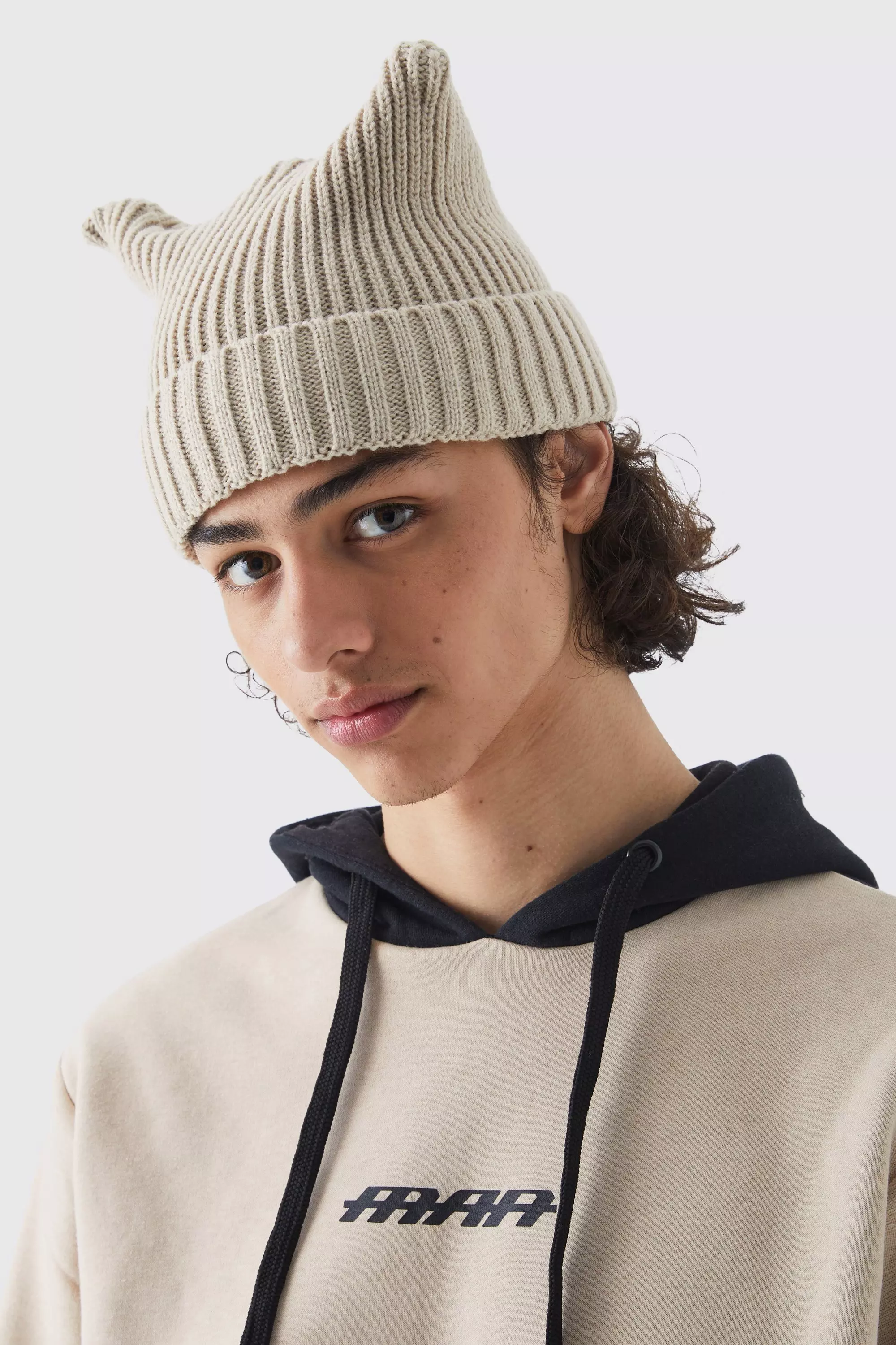Ecru Ear Beanie alternative image