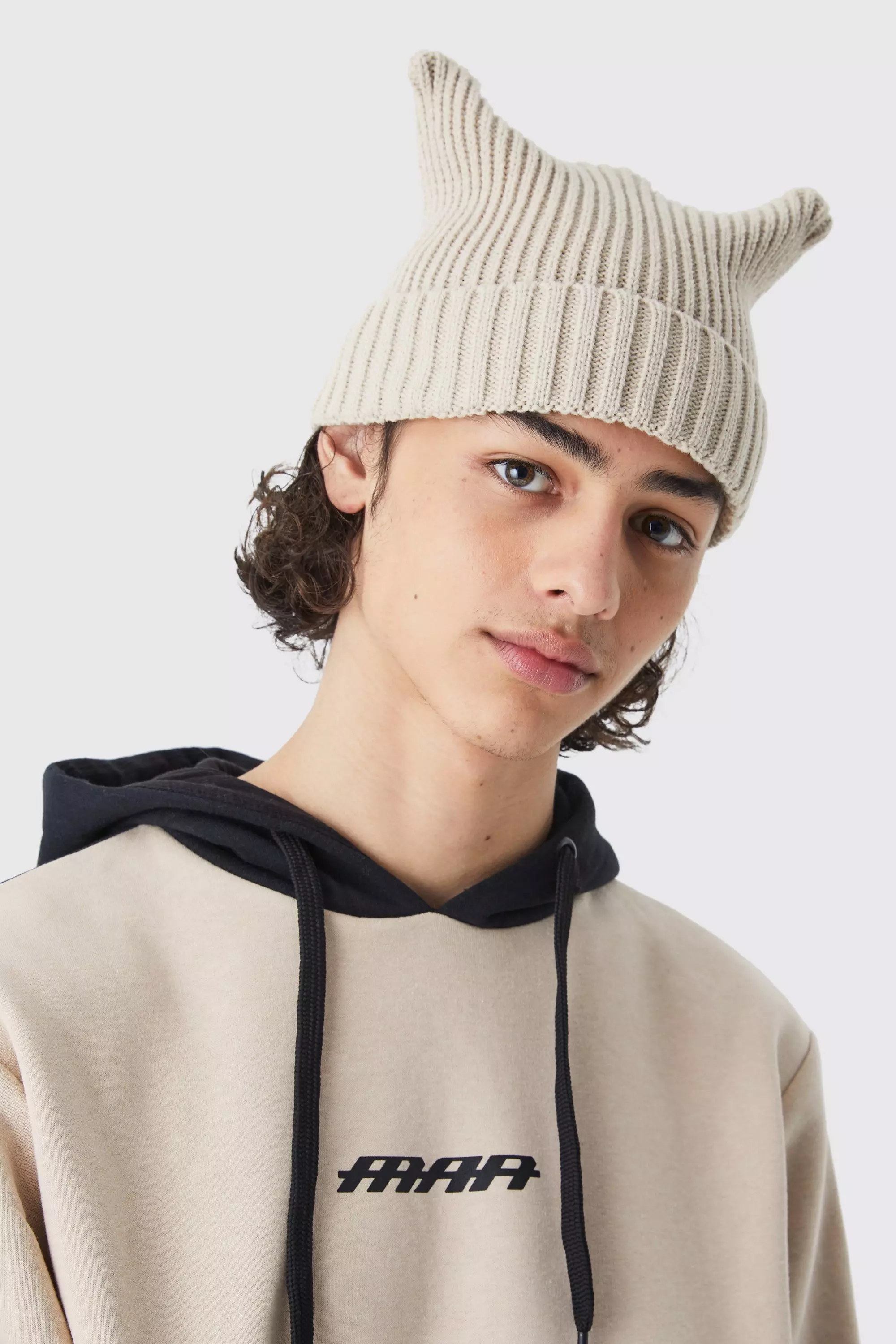 Ecru Ear Beanie alternative image