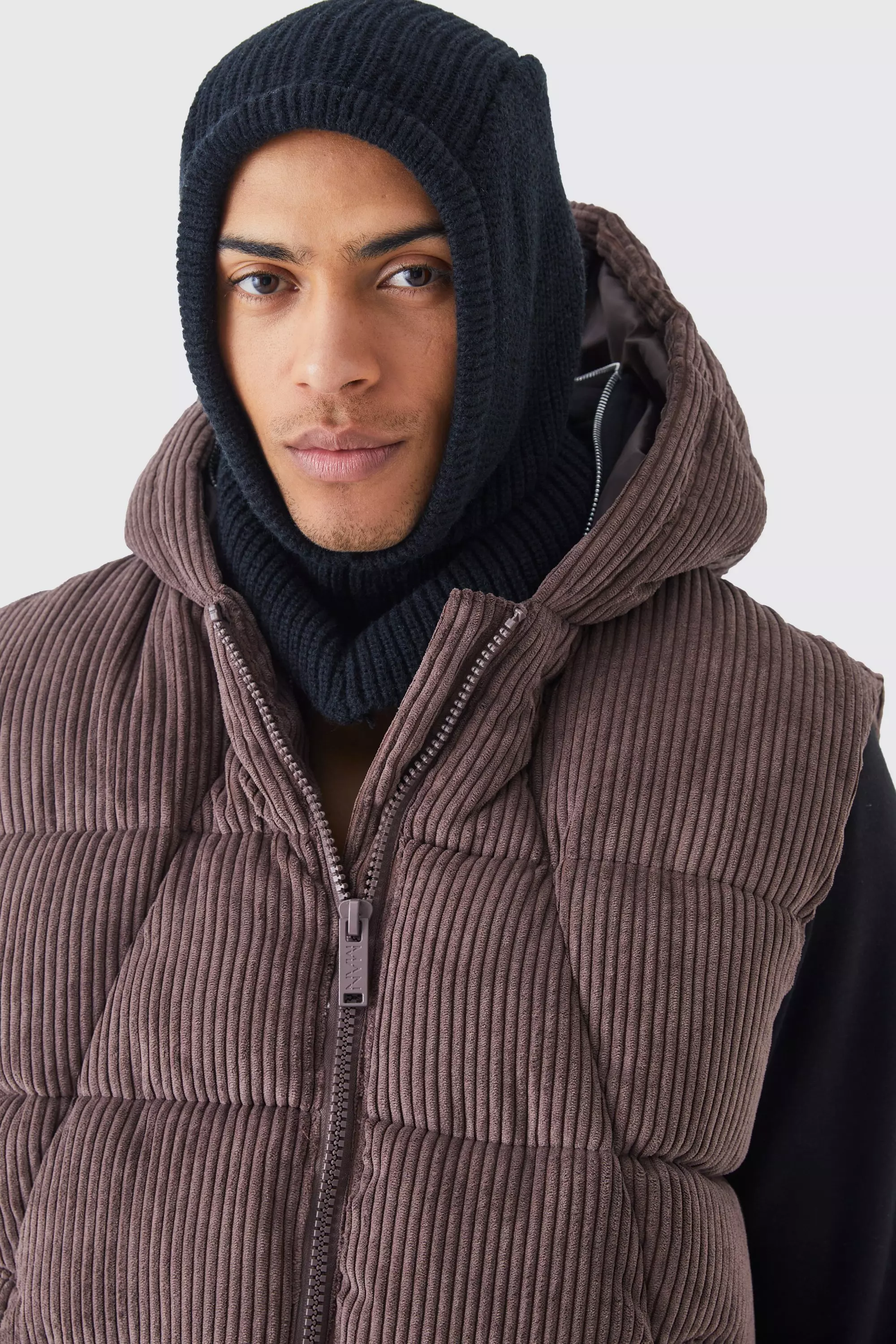 Mens hooded snood sale