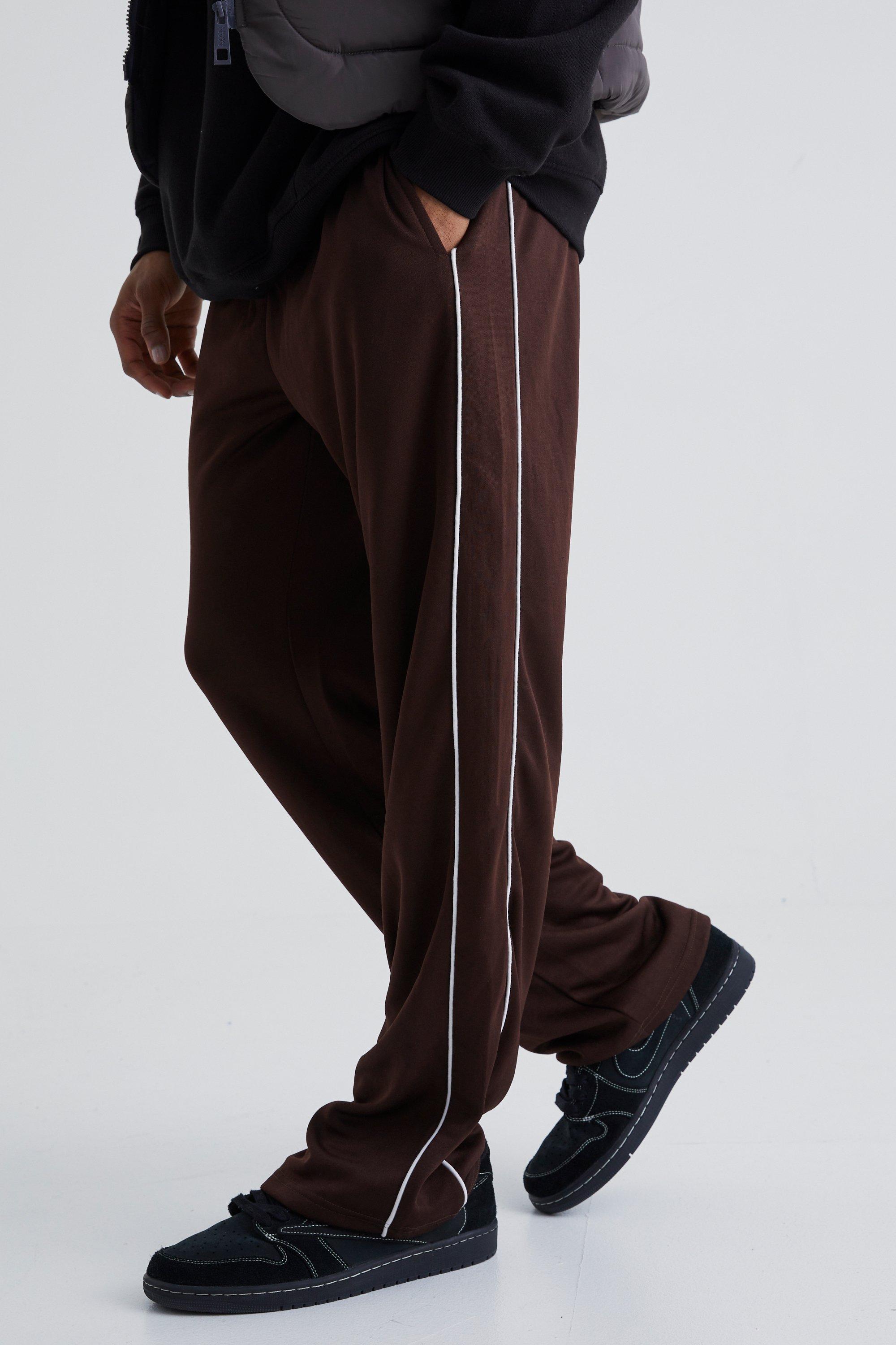 Tricot Wide Leg Sweatpants | boohooMAN USA