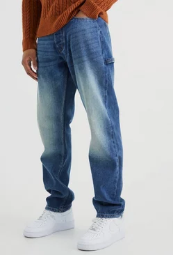 Straight Rigid Carpenter Jeans Vintage blue