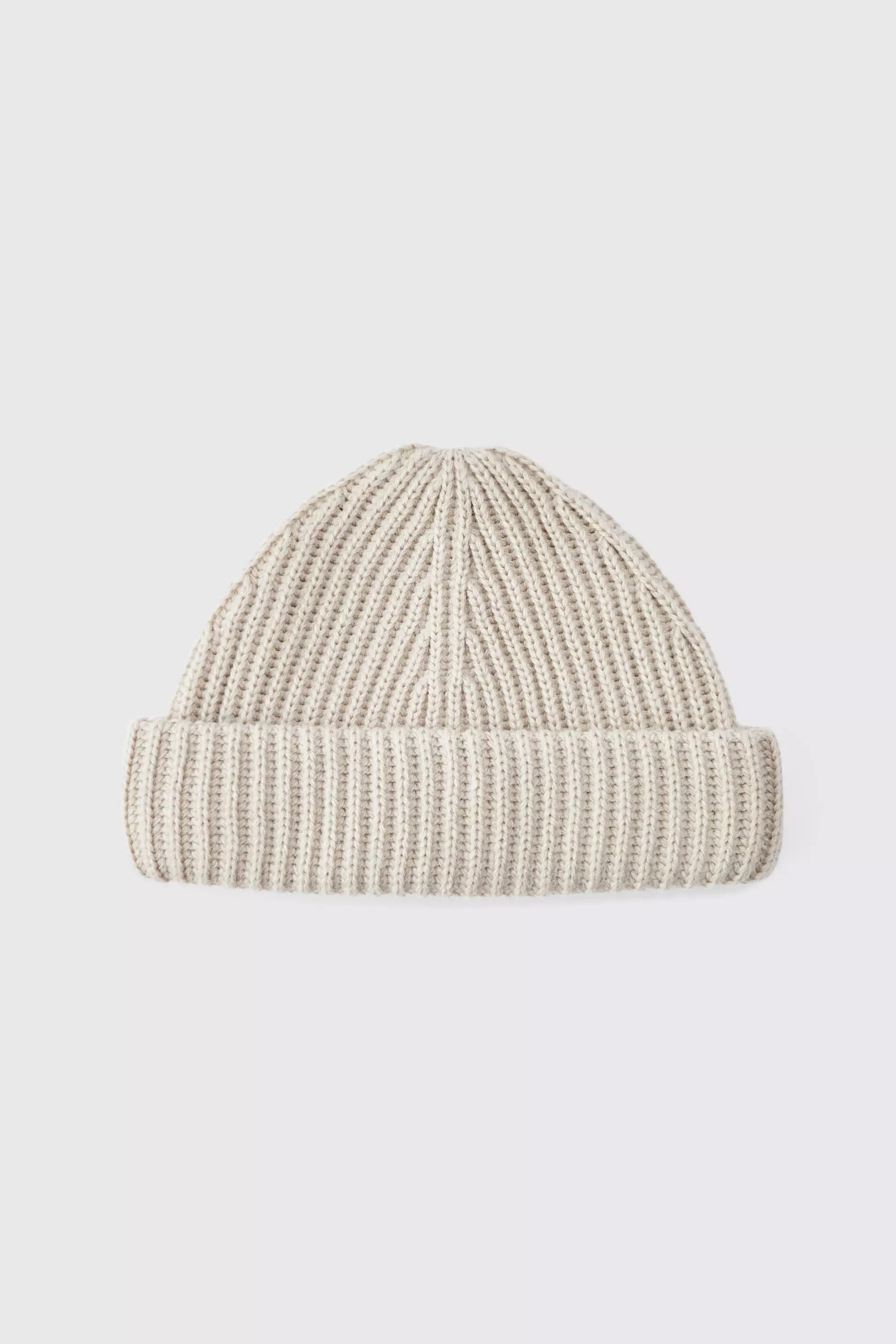 Ribbed Micro Beanie | boohooMAN USA