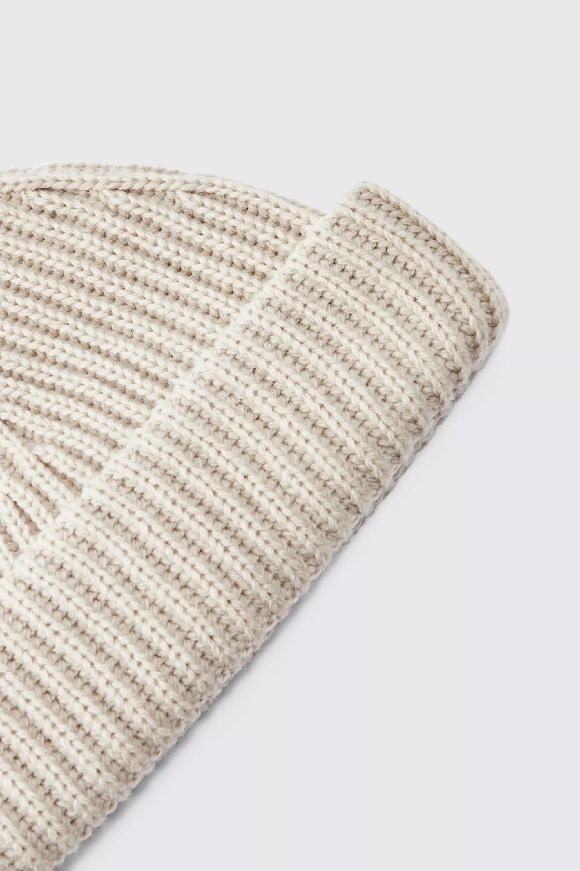 Ribbed Micro Beanie | boohooMAN USA