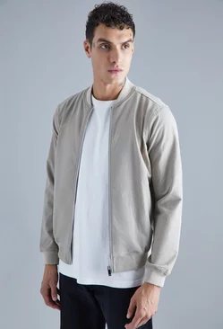Technical Stretch Smart Bomber Taupe